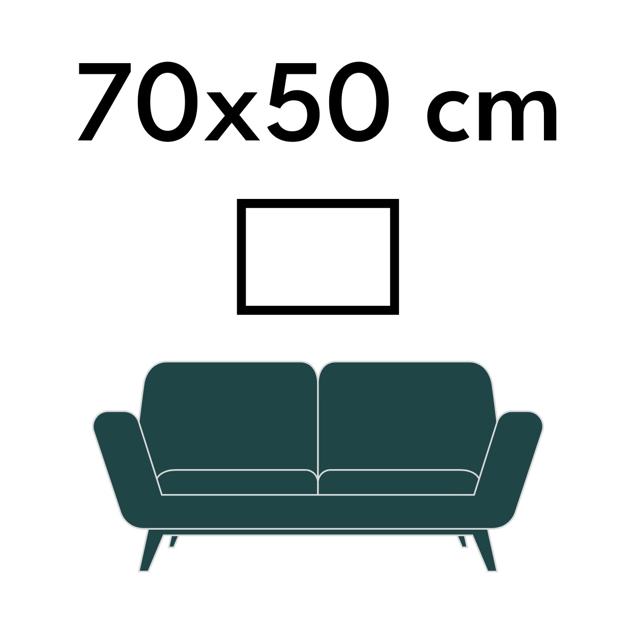 70x50 cm