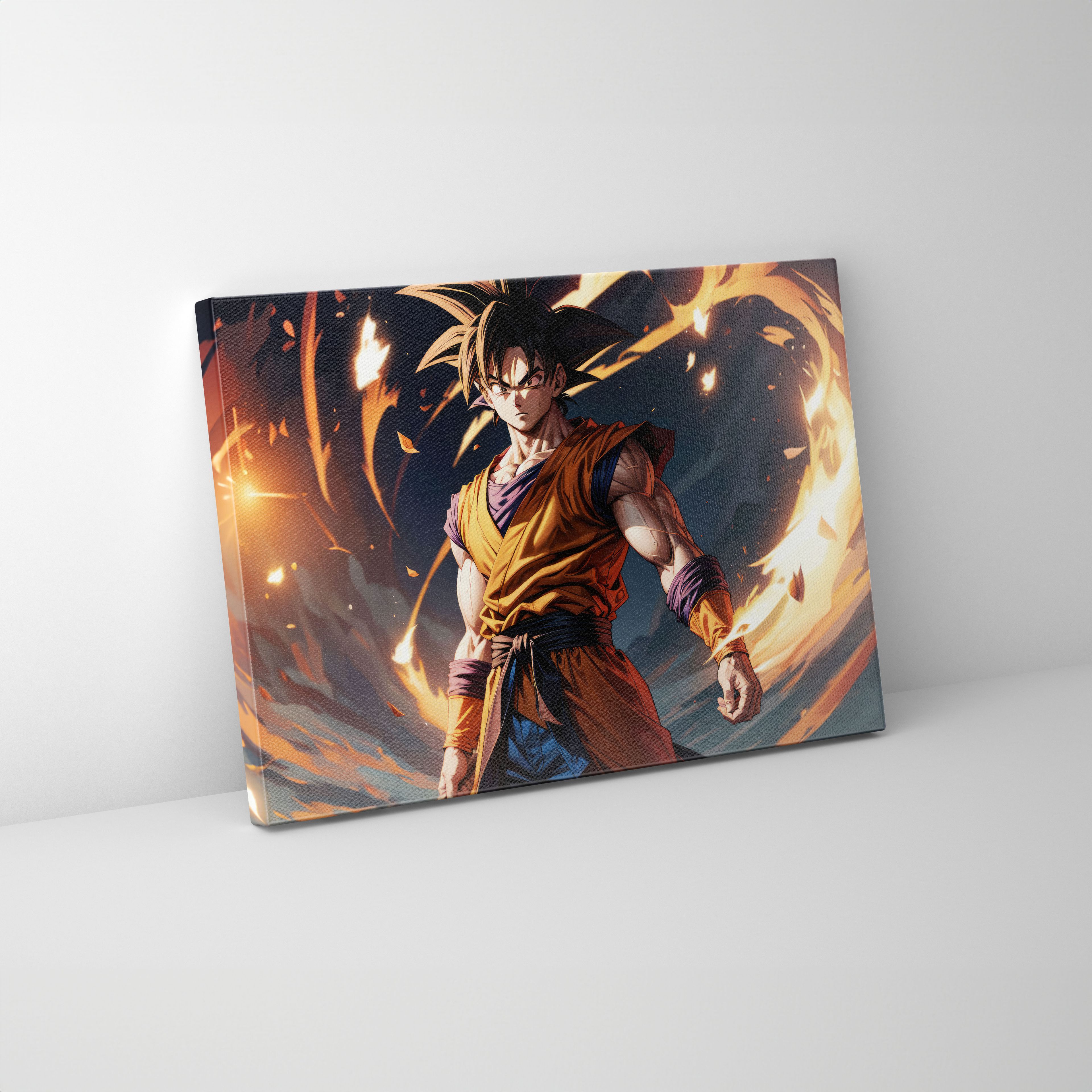 Super Saiyan Goku Dragon Ball Z Kanvas Tablo