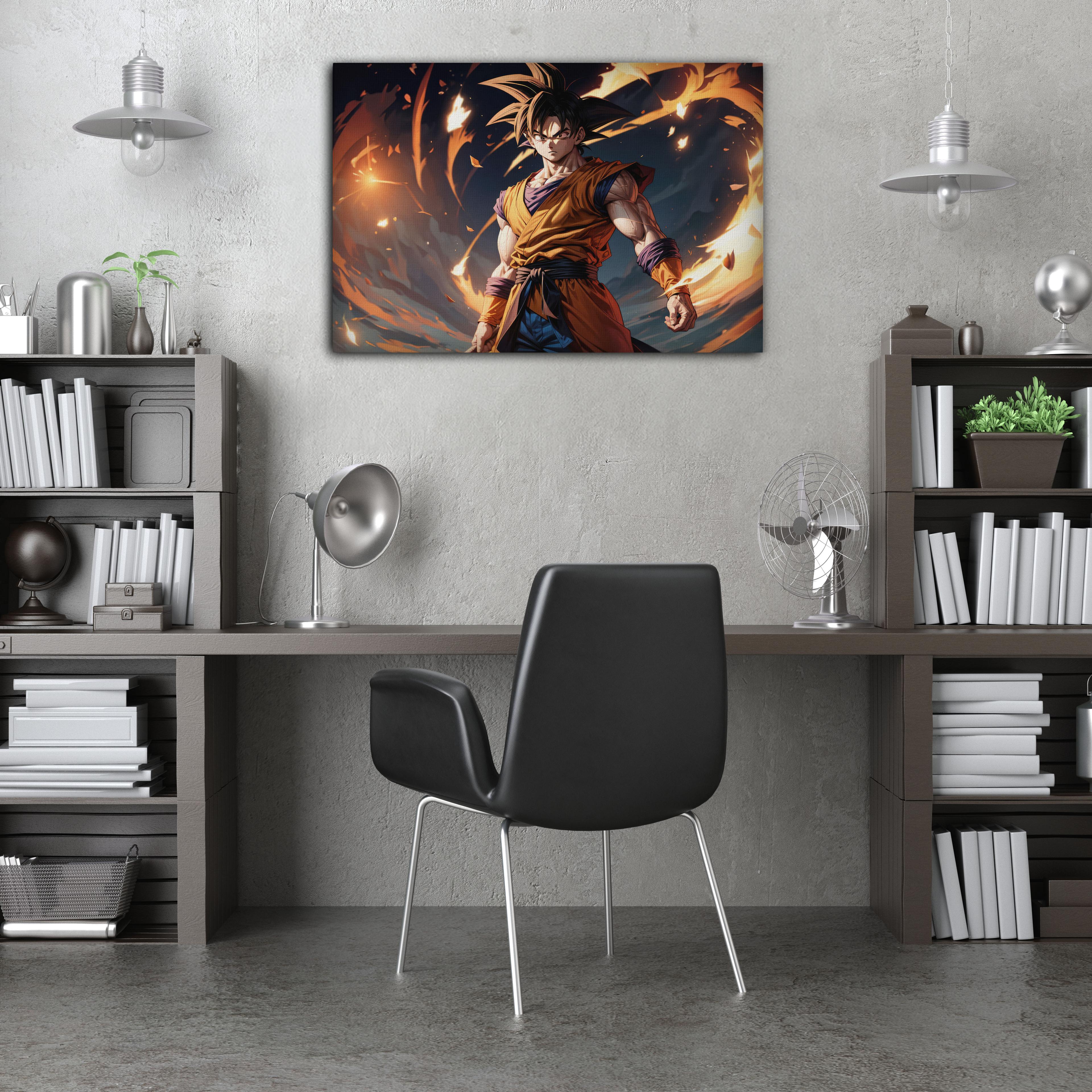 Super Saiyan Goku Dragon Ball Z Kanvas Tablo