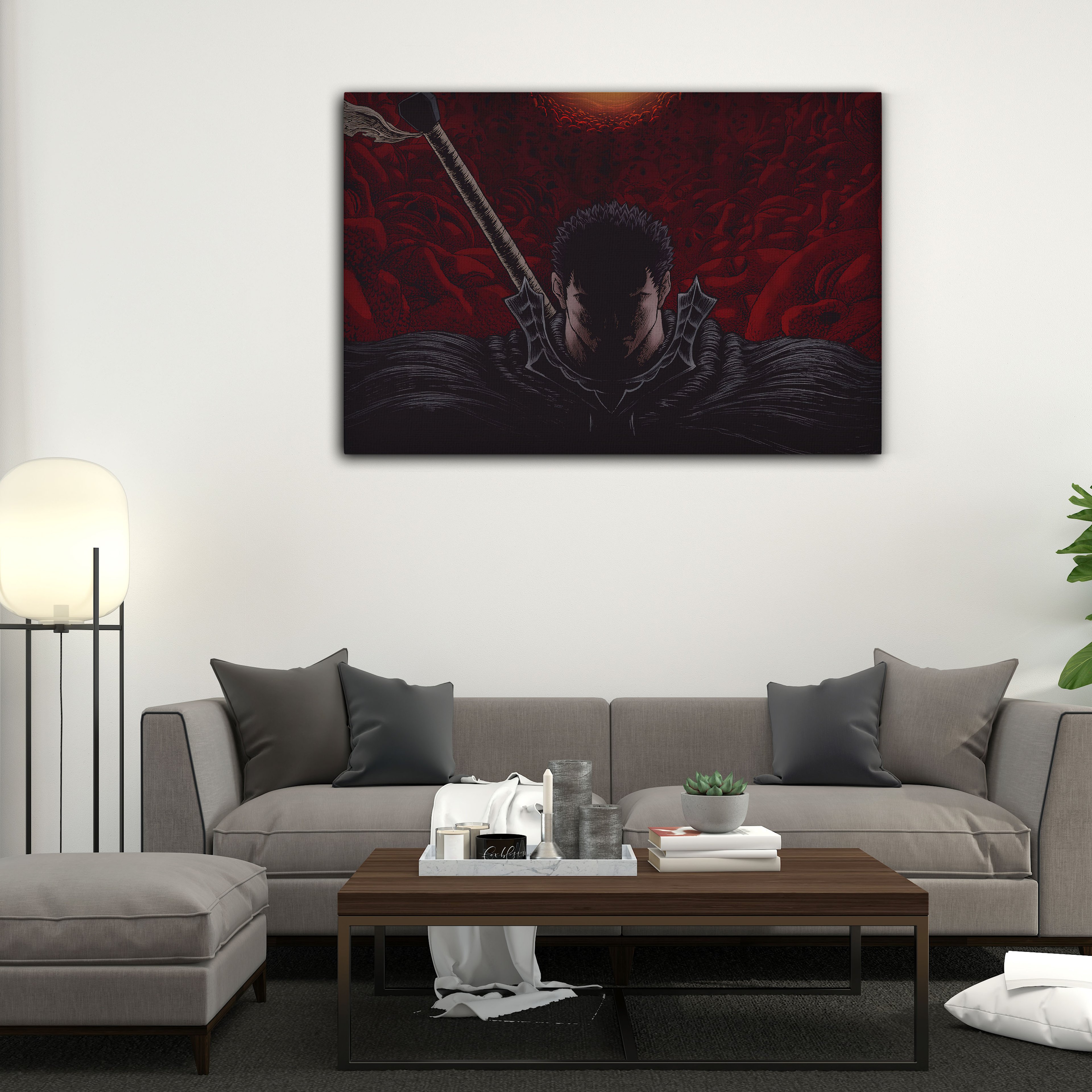 Berserk Guts Kanvas Tablo