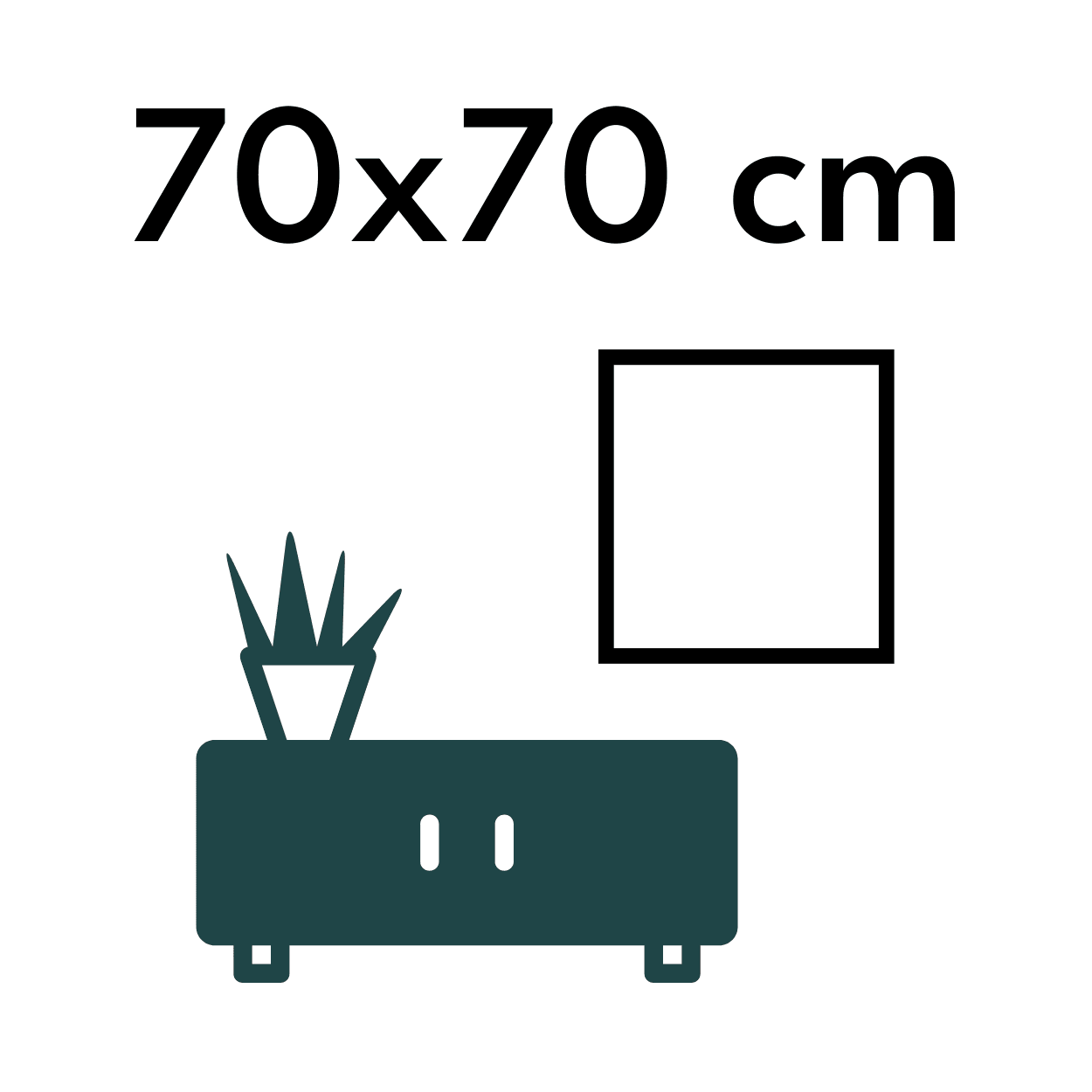 70x70 cm