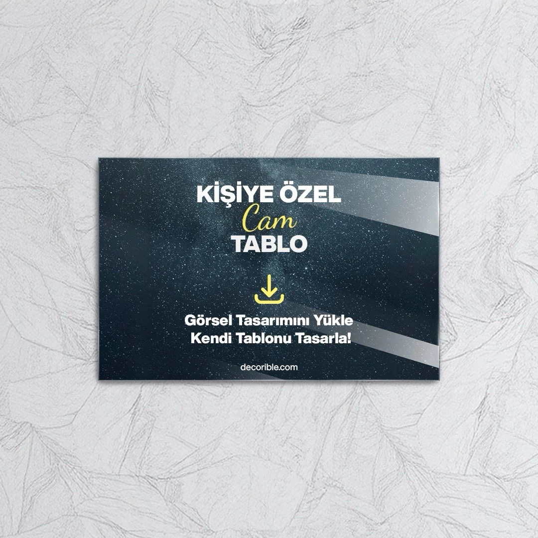Kişiye Özel Cam Tablo Baskı