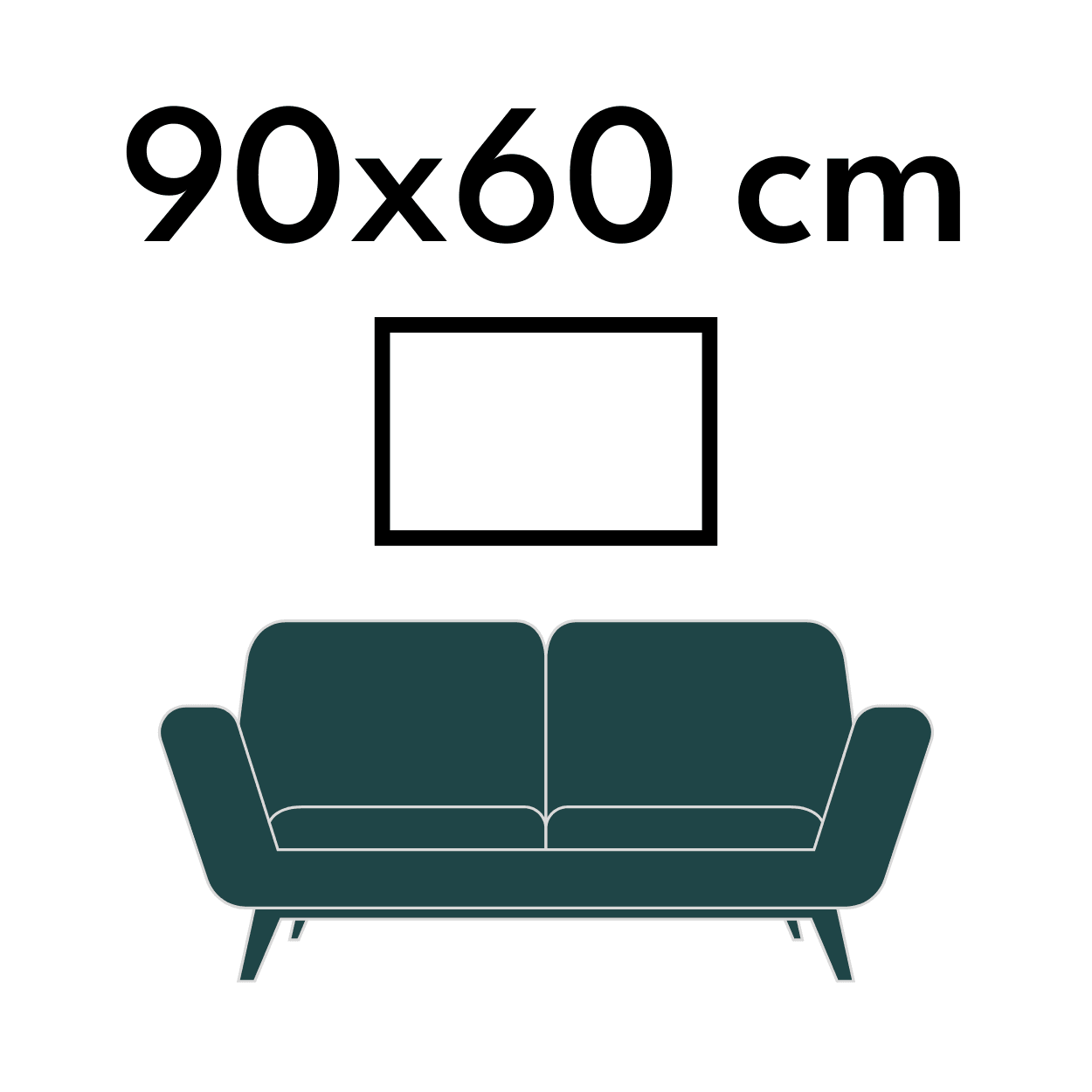 90x60 cm