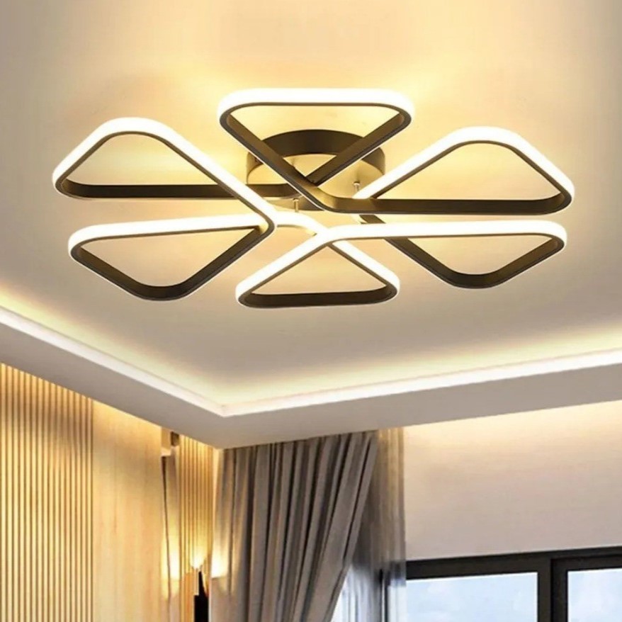 Magnolia Plafonyer LED Avize Alüminyum Gövde Beyaz Işık - Çizgisiz