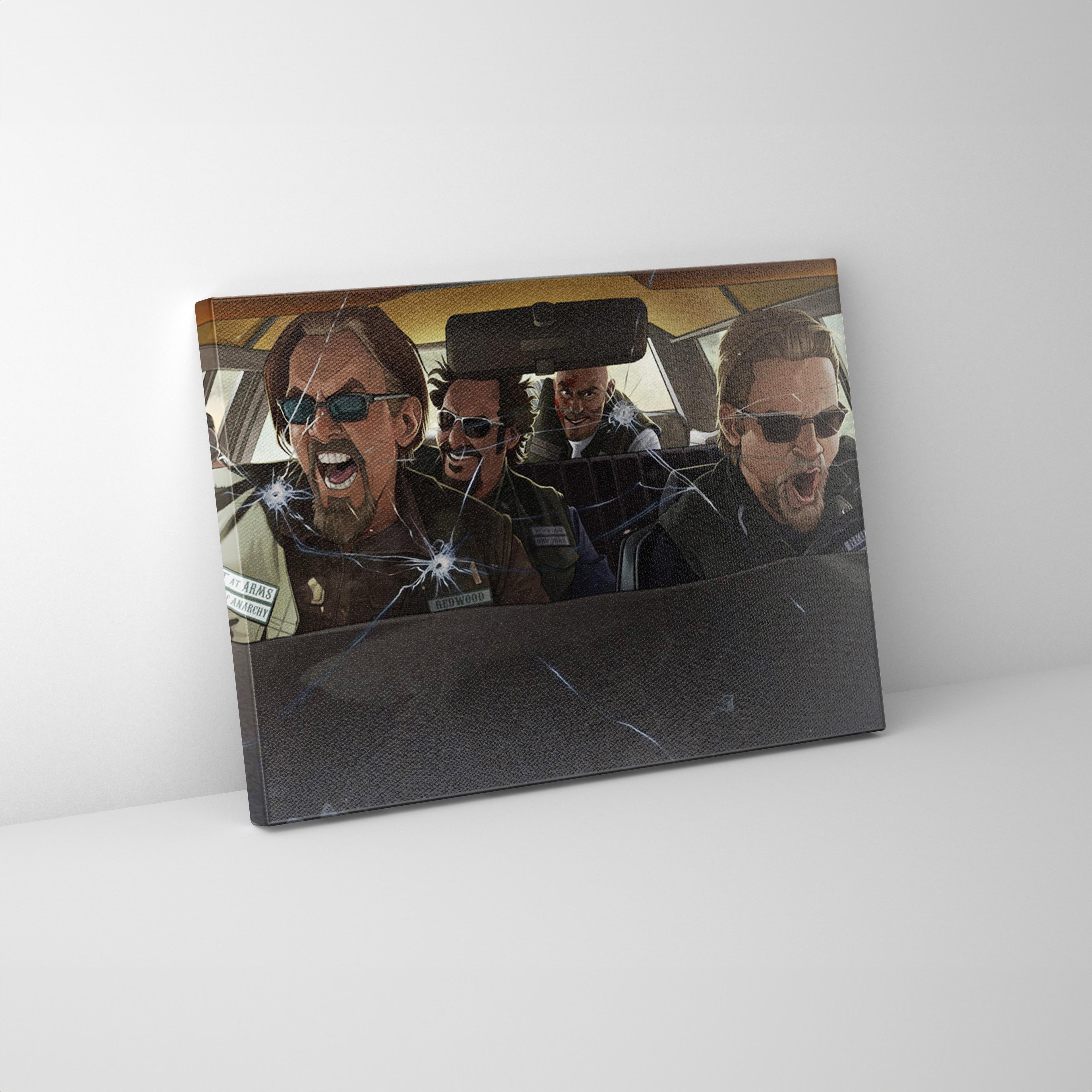 Sons of Anarchy Kanlı Gün Kanvas Tablo
