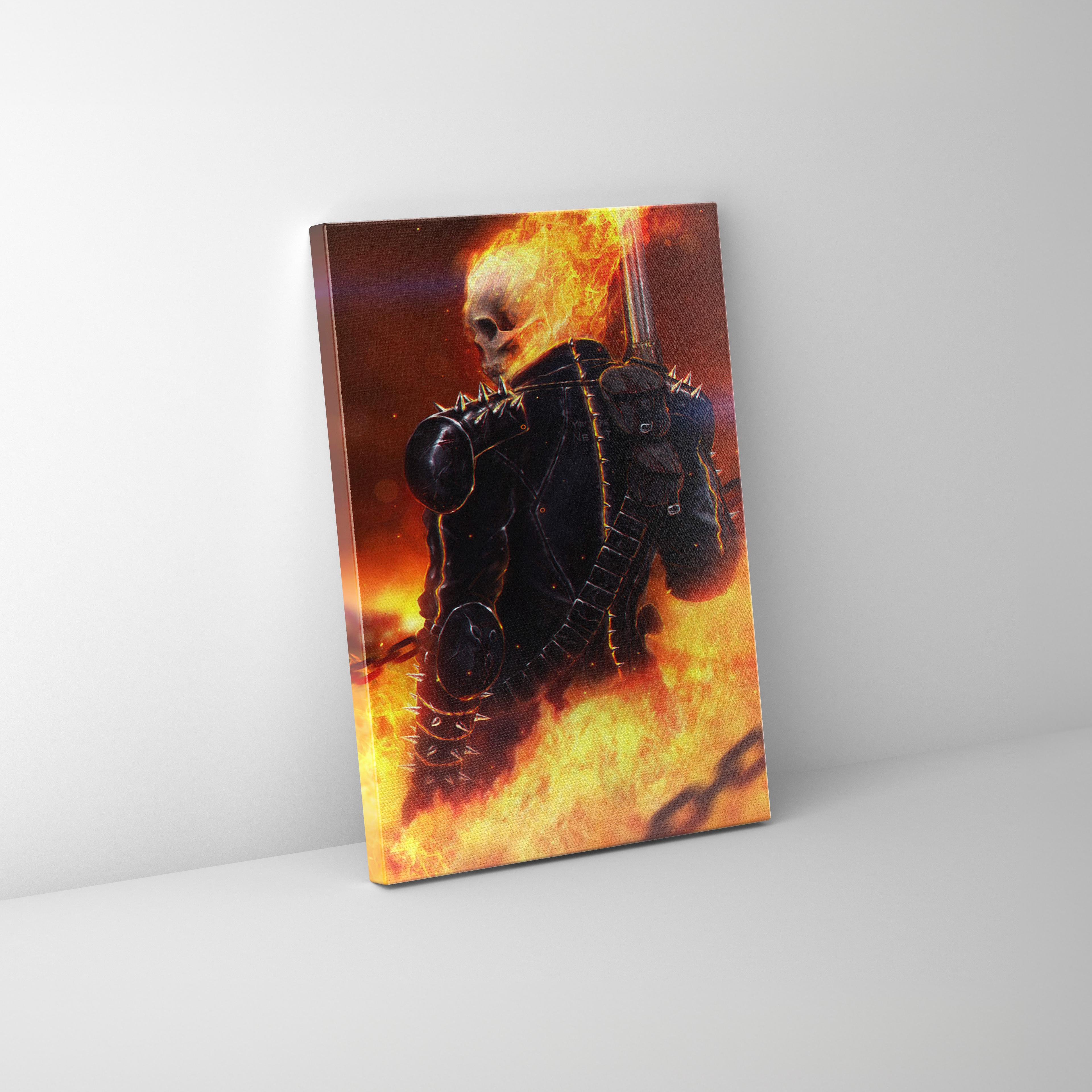 Ghost Rider Kanvas Tablo