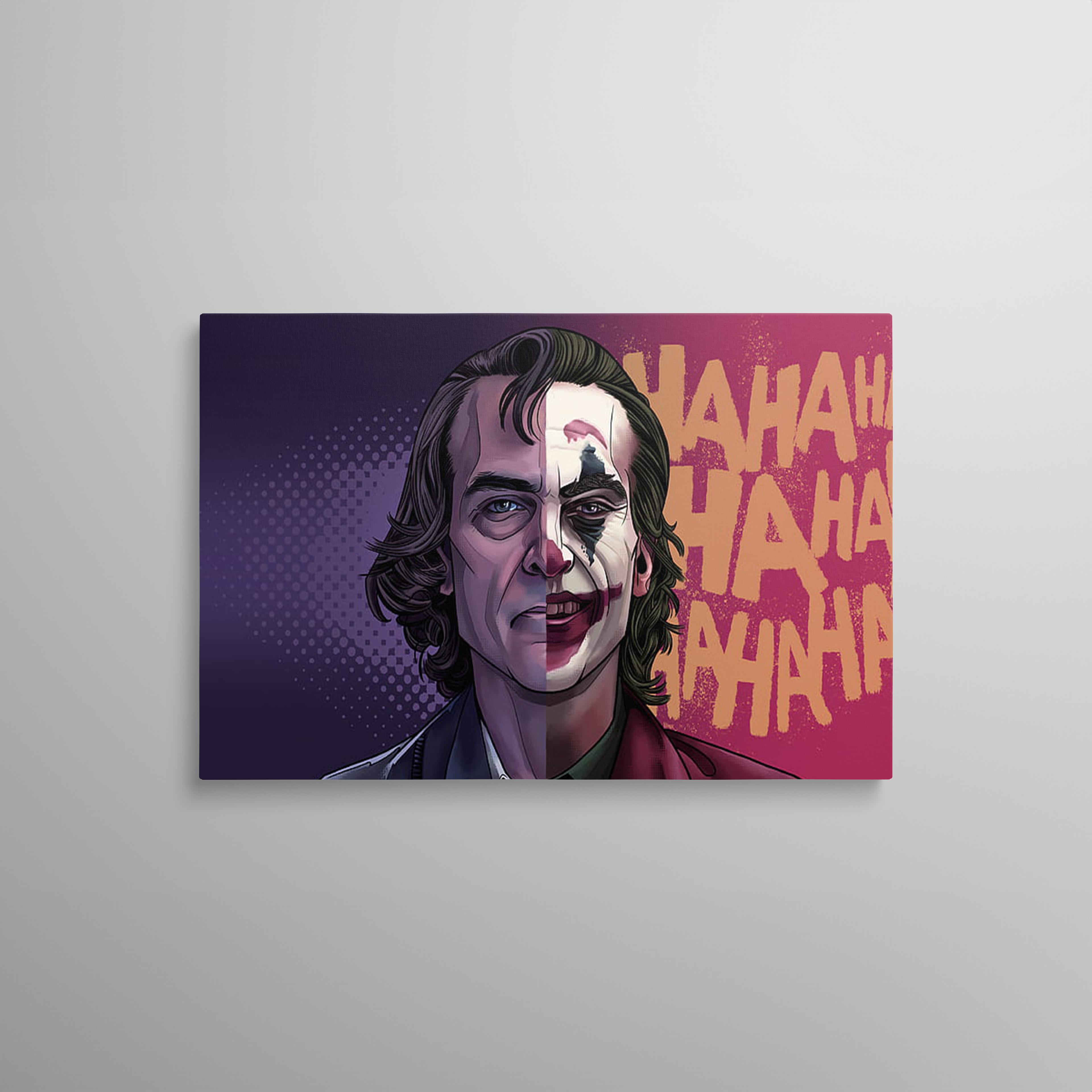 Joker İllüstrasyon Kanvas Tablo
