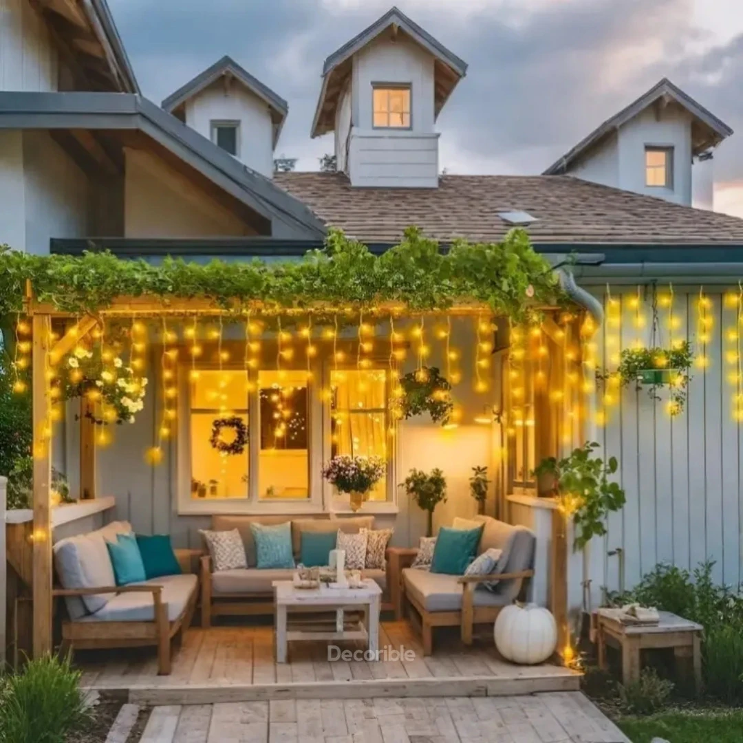 Fringed Saçak Led Dış Mekan Sarkıt Led Dekorasyon 2 Metre