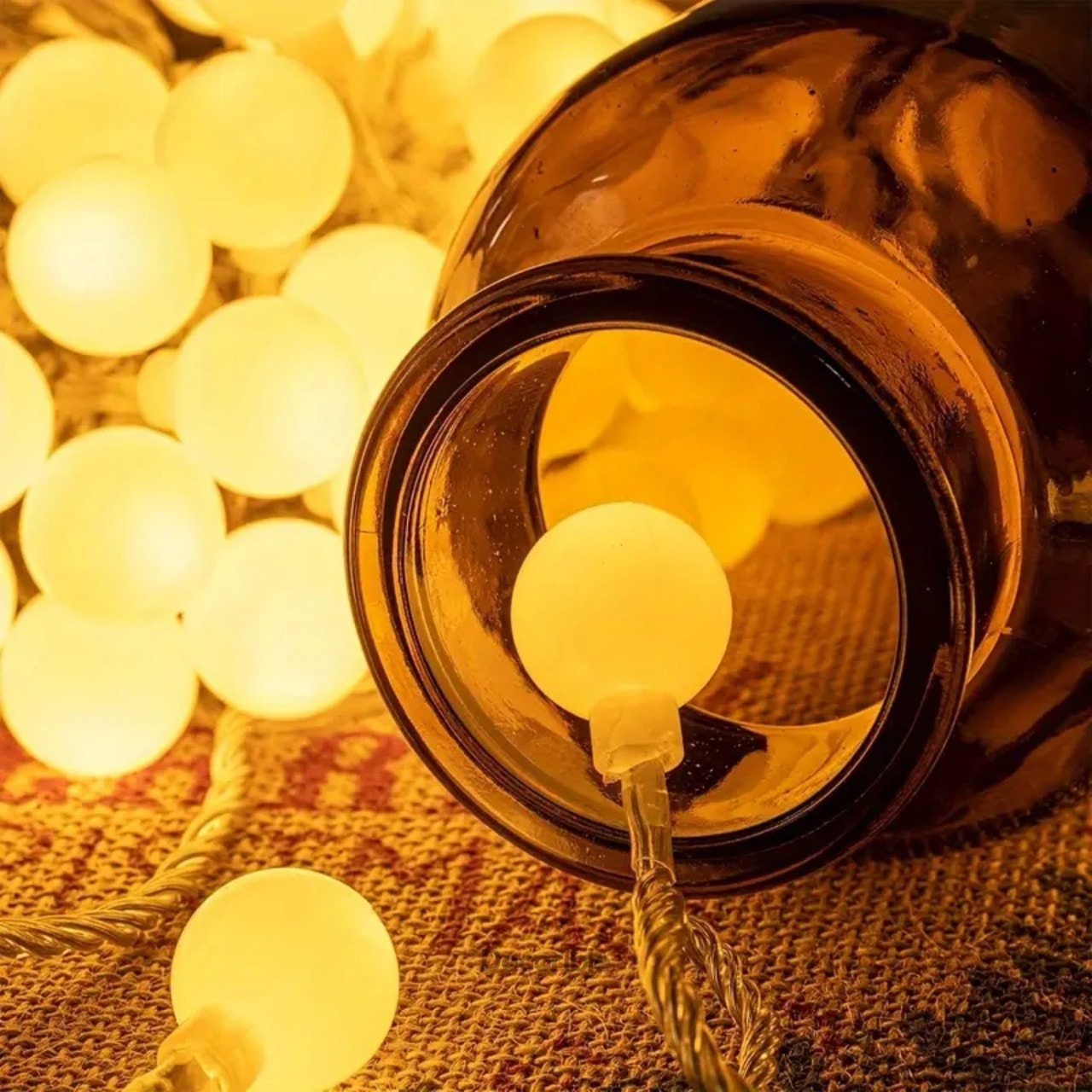 Lightball Elektrikli İç Mekan Dekoratif Led Aydınlatma 50 Top Led 5 Metre