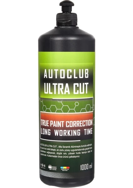 AutoClub Ultra Cut -Çizik Giderici Pasta