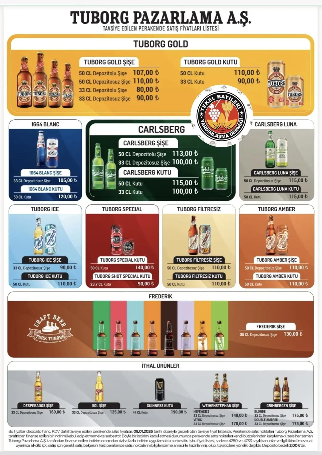 bira fiyatları 2026