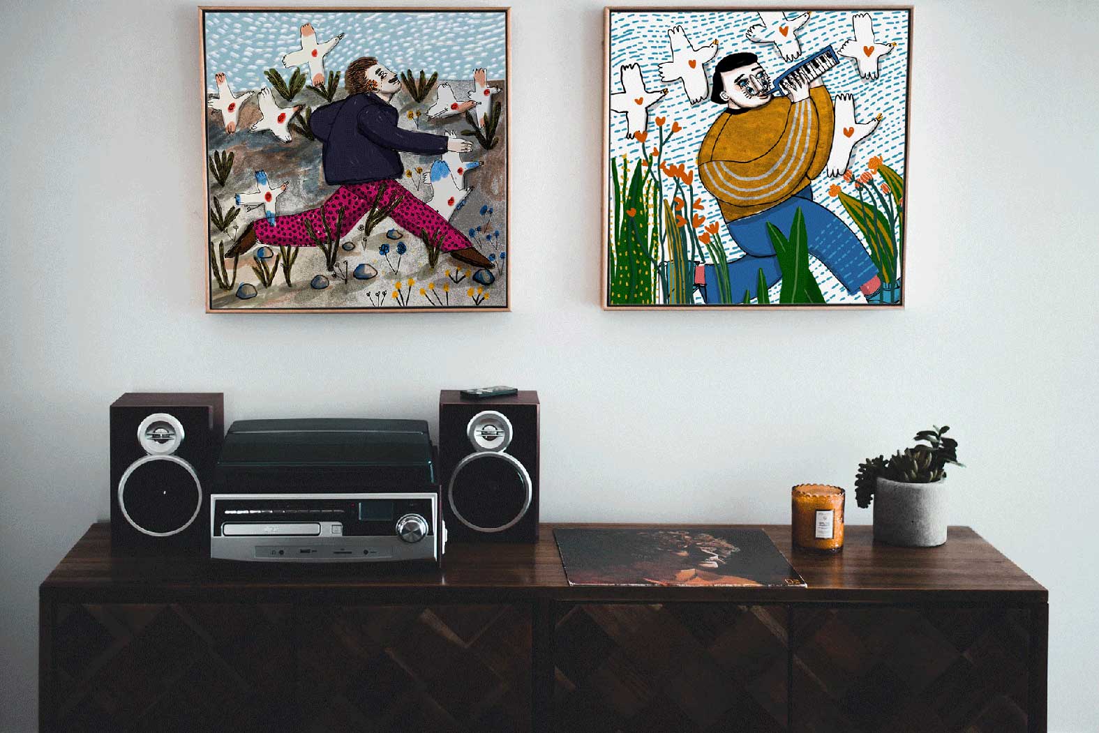 I'm running to spring, leaving everything behind