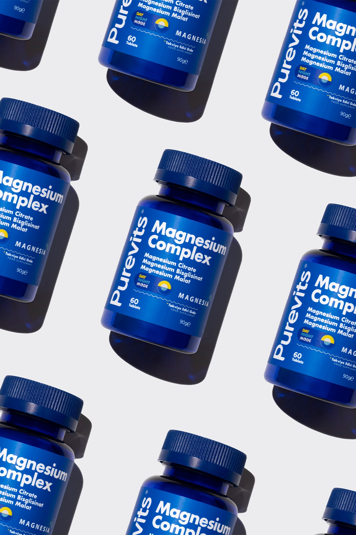 Magnezyum Complex - Sitrat - Bisglisinat – Malat 200 mg – 60 Tablet