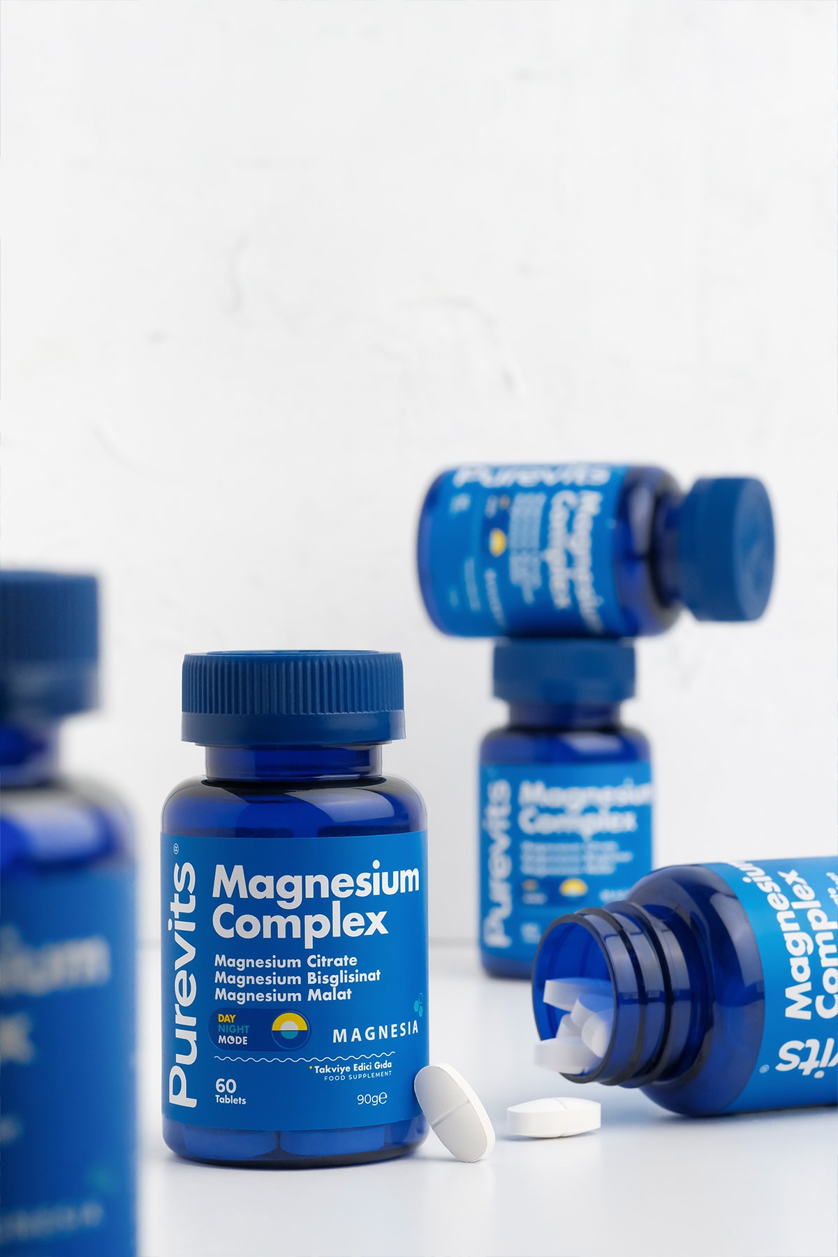 Magnezyum Complex - Sitrat - Bisglisinat – Malat 200 mg – 60 Tablet