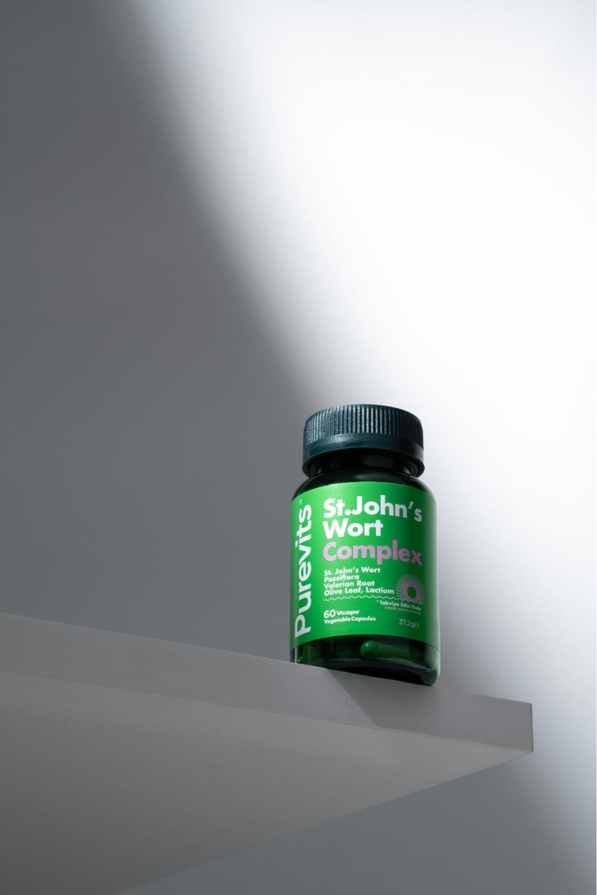 St. John's Wort - Sarı Kantaron & Passiflora - 60 Adet Vegan Kapsül