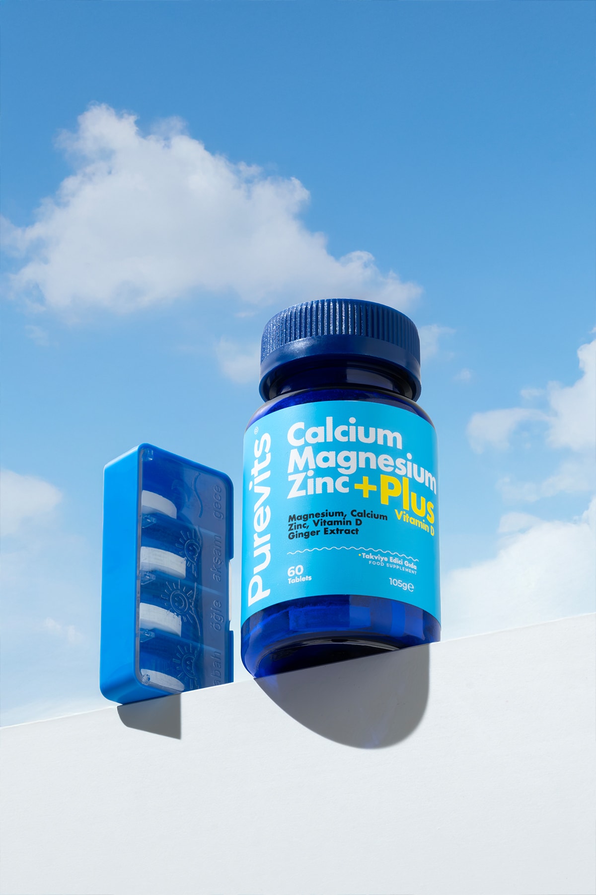 Kalsiyum – Magnezyum- Çinko- Vitamin D Plus - 60 Adet Tablet