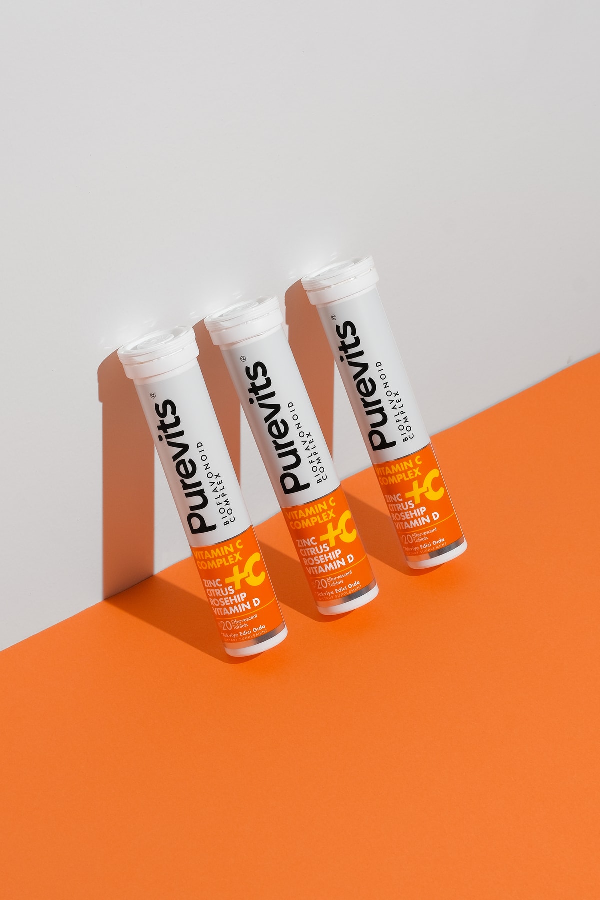 Vitamin C 1000 mg – Çinko – Vitamin D – Citrus - Rosehip - 20 Effervesan Tablet