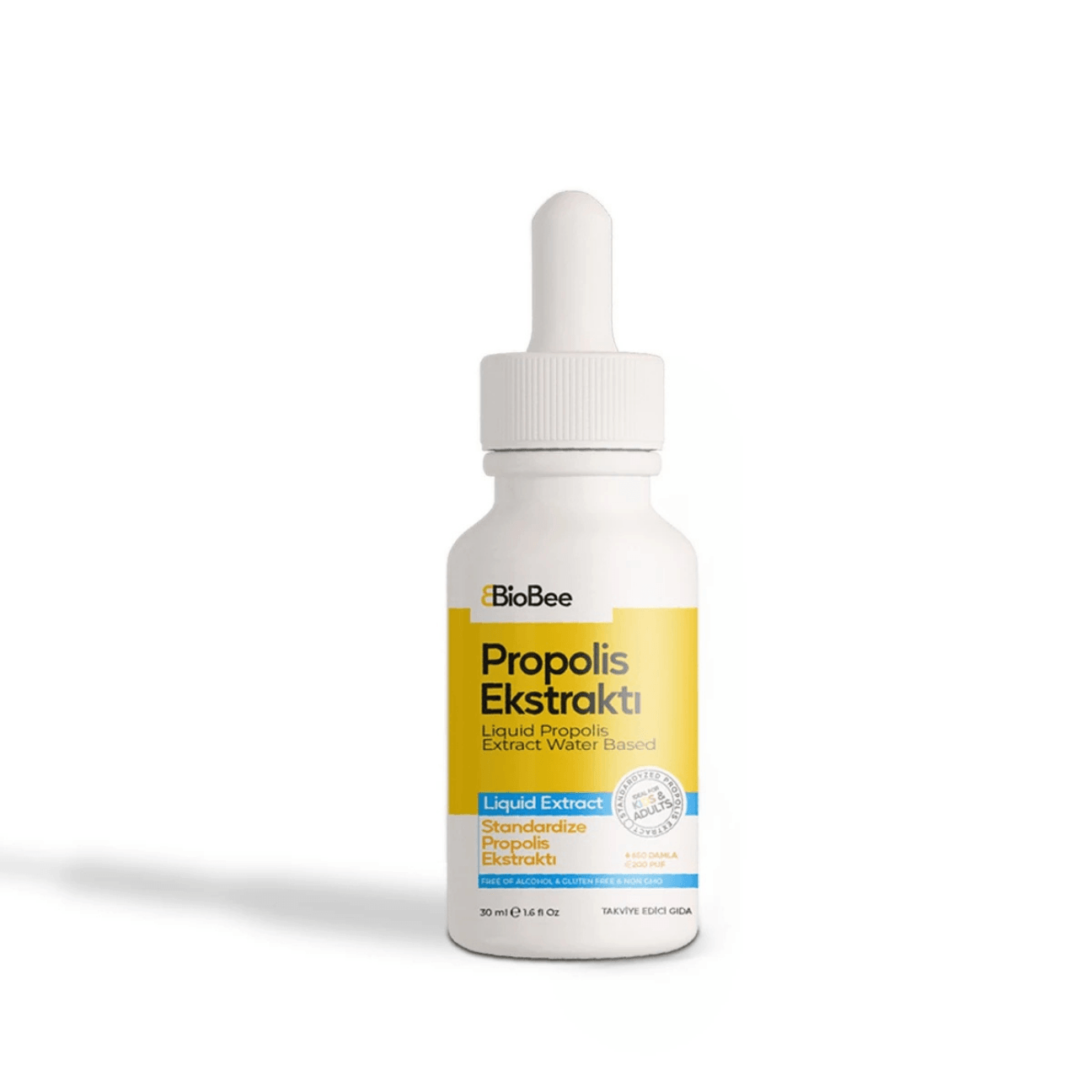 Sıvı Propolis Alkolsüz ve Glutensiz Extract Liquid 30 ml. (Gaga Sprey Hediyeli)