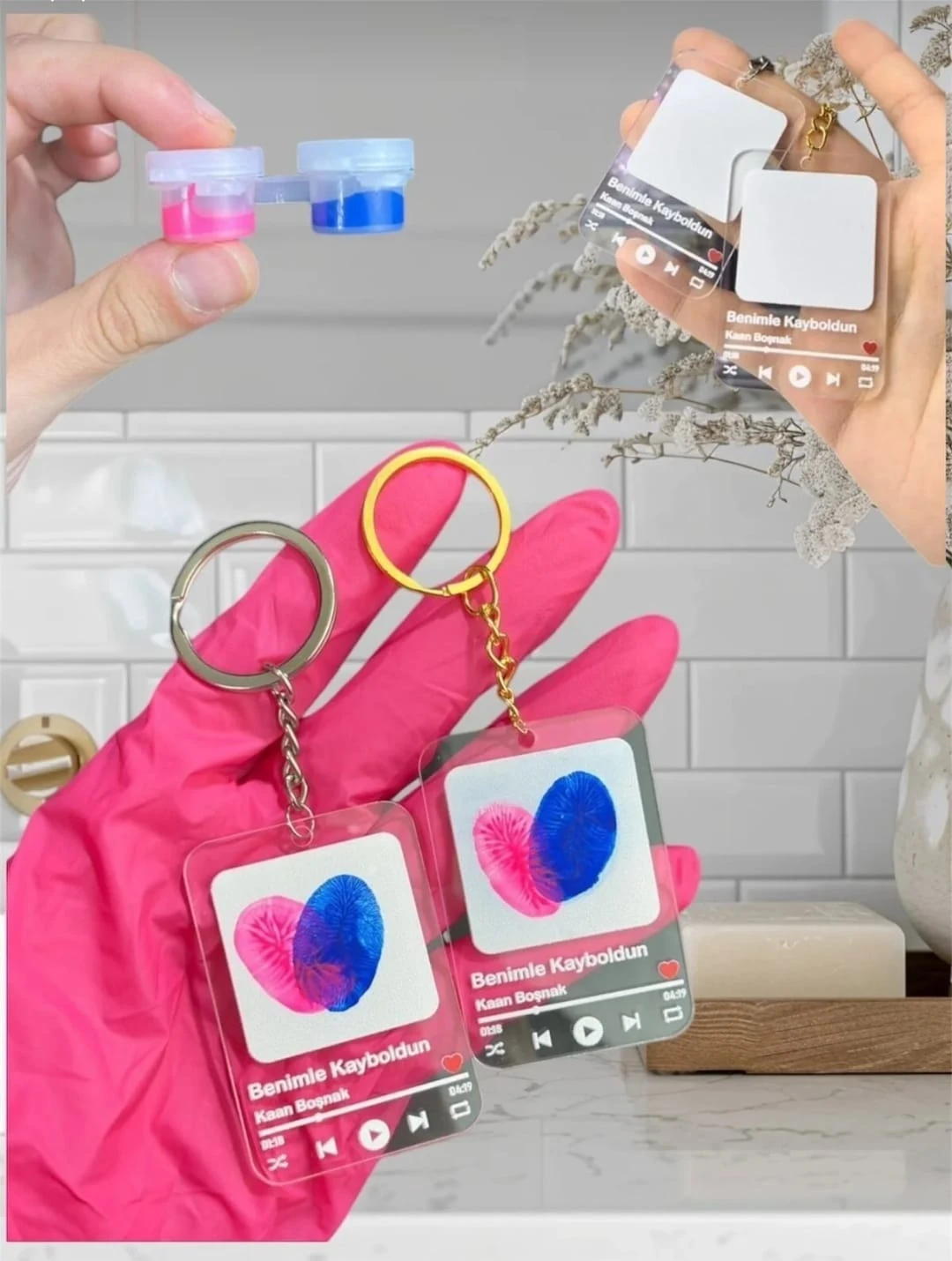 Parmak İzi Anahtarlık