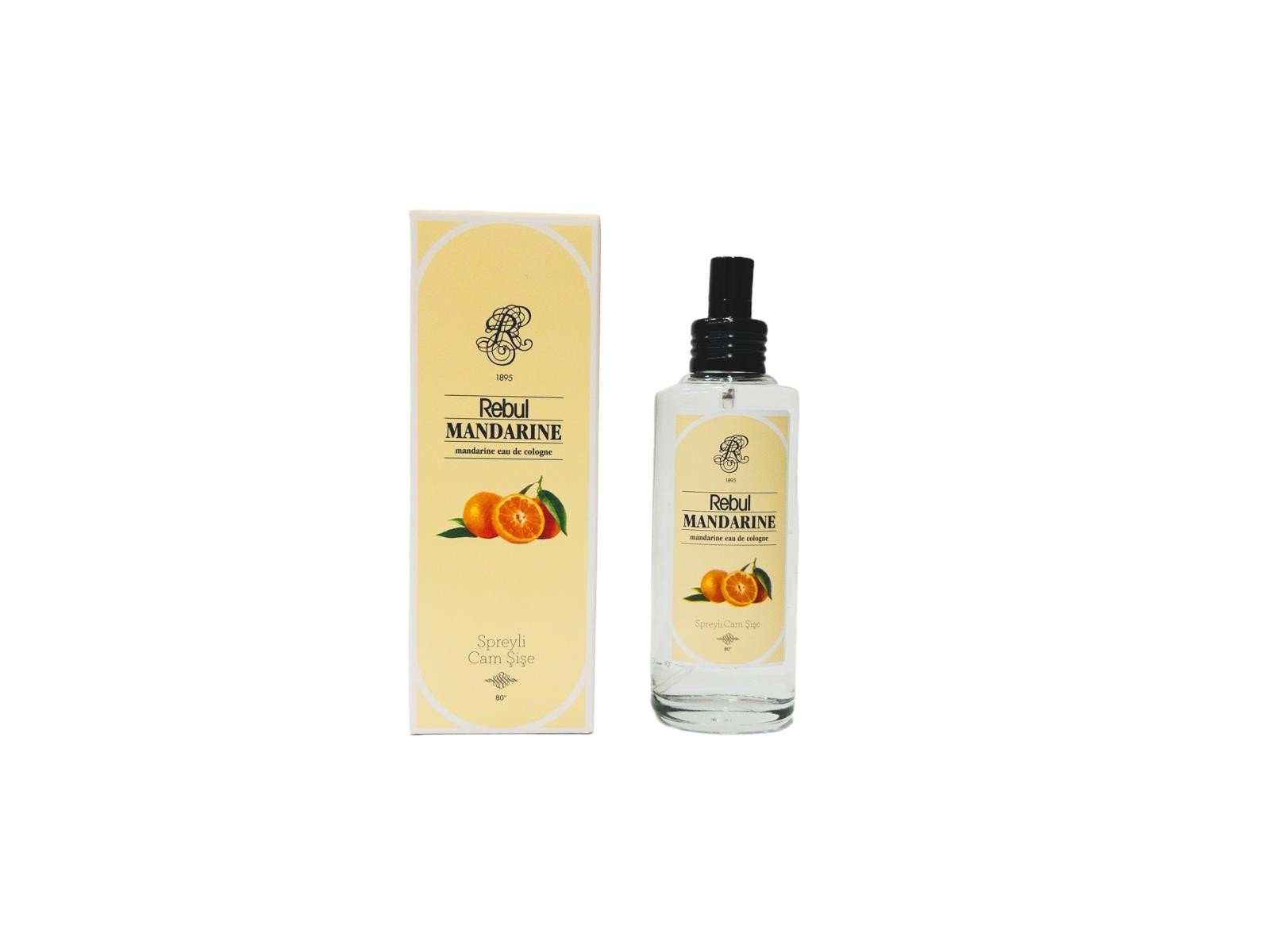 Rebul Mandarine Cam Şişe Sprey Kolonya 100ml