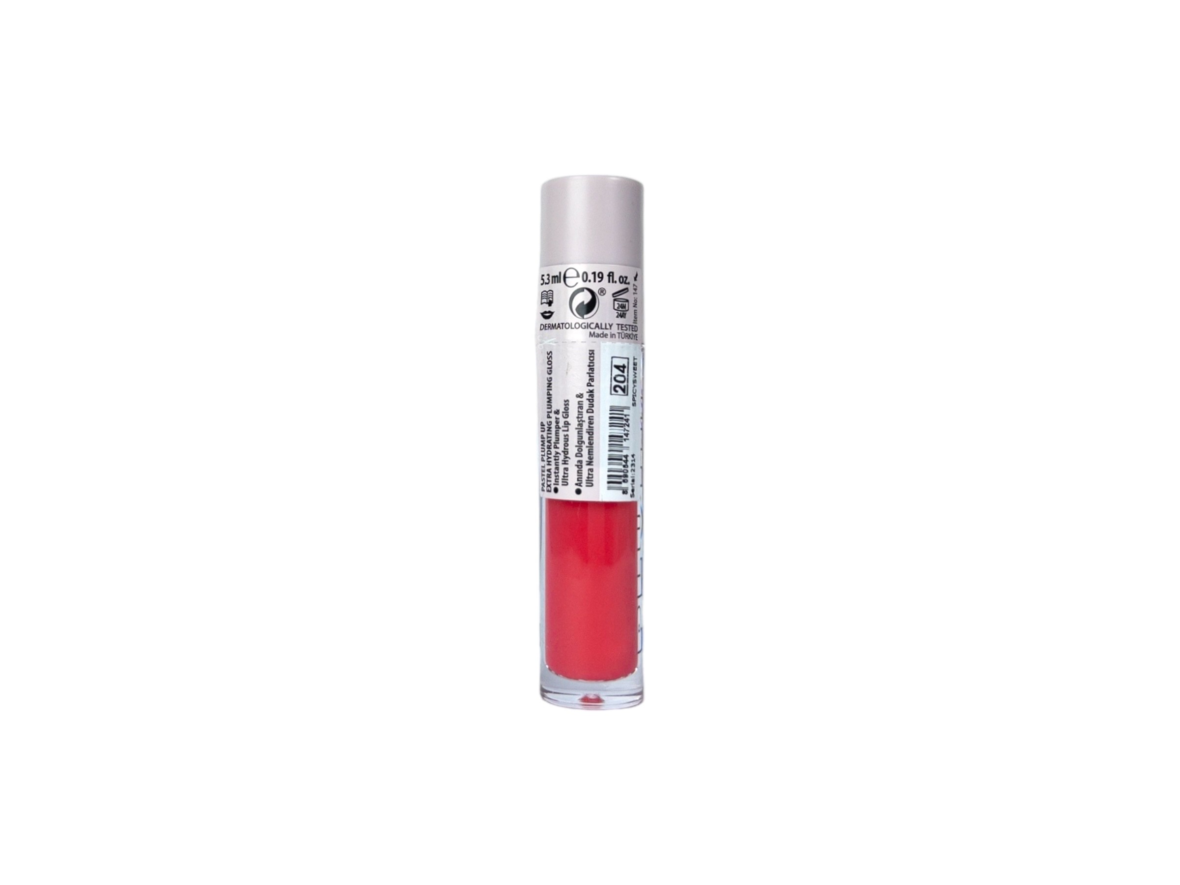 Pastel Plump Up Extra Hydrating Plumping Gloss 204 Spicy Sweet 5.3 ml