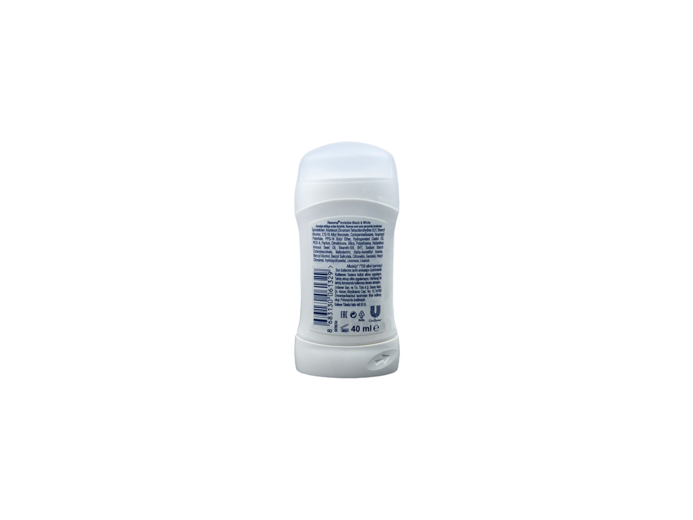 Rexona Invisible Black White Kadın Stick Deodorant 40 ml