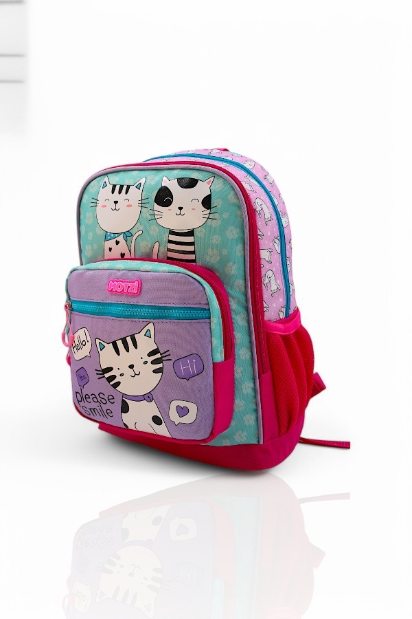 PINK CAT NO:11 DÖRT GÖZLÜ SIRT ÇANTASI