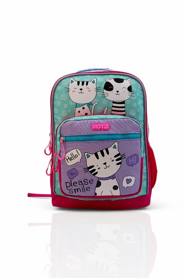 PINK CAT NO:11 DÖRT GÖZLÜ SIRT ÇANTASI
