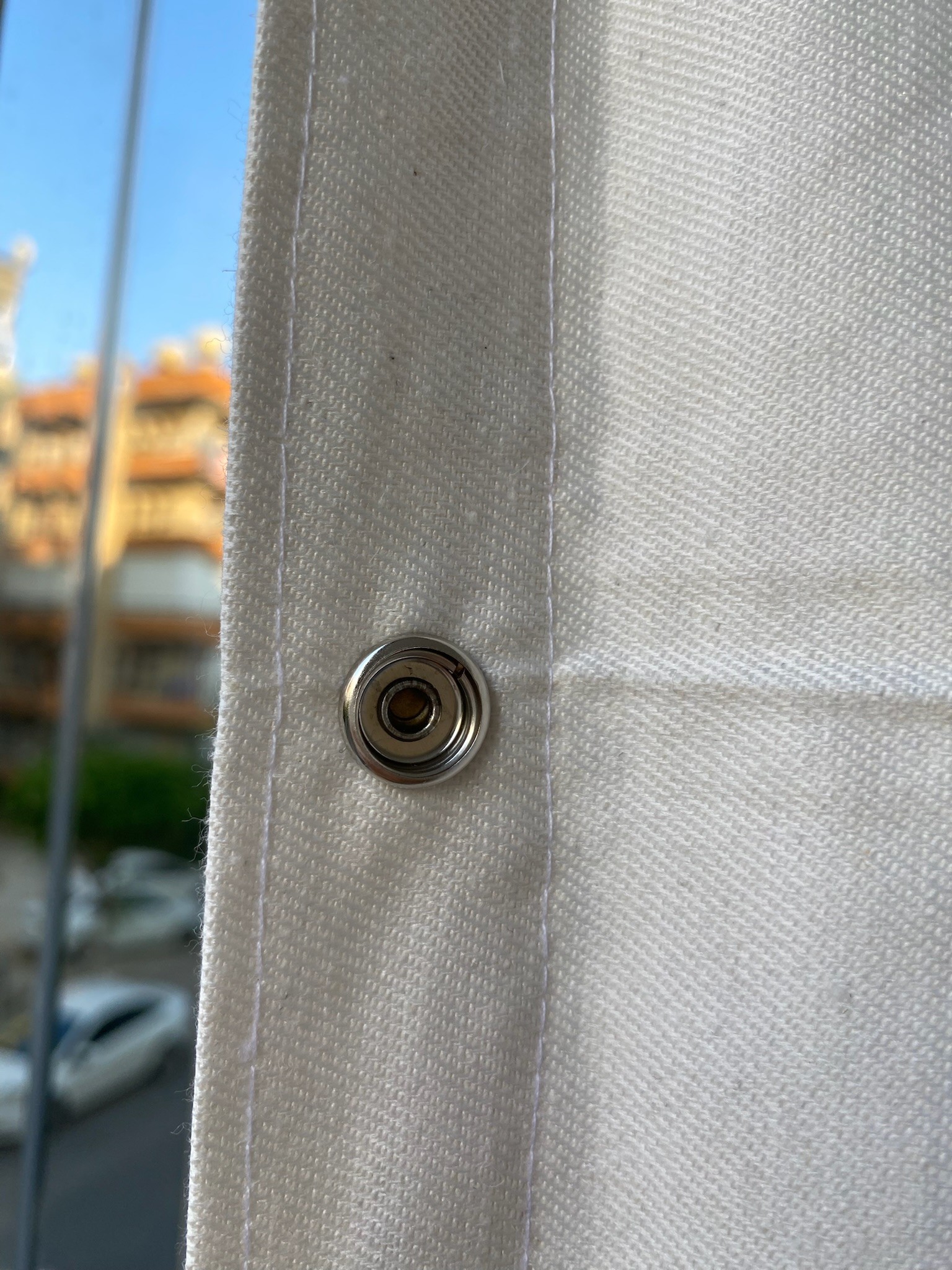 Çıtçıtlı Balkon Perdesi