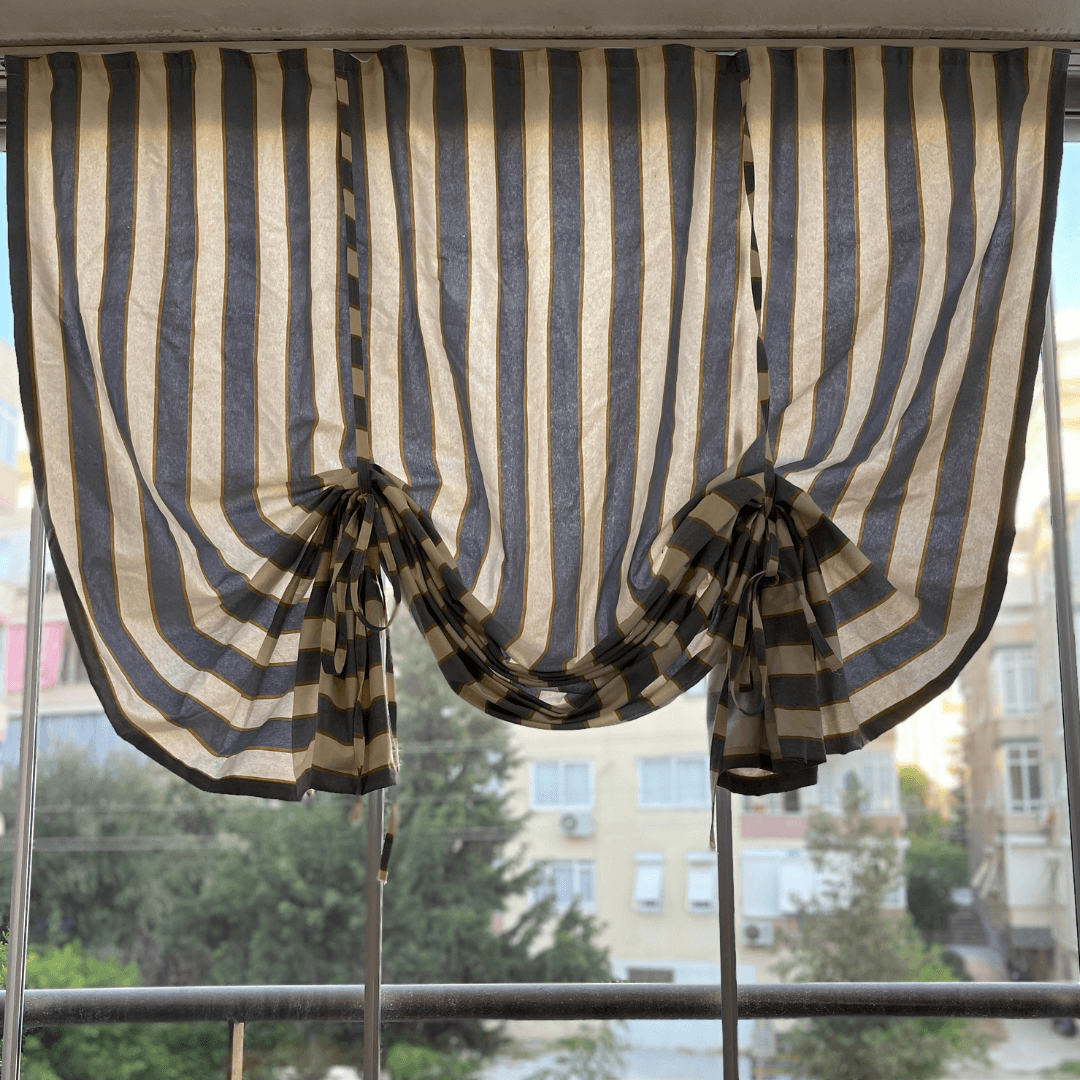 Büzgülü Balkon Perdesi