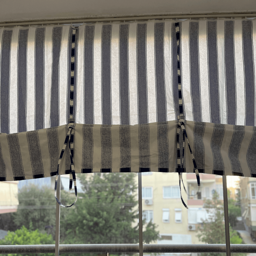 İple Çekişli Balkon Perdesi