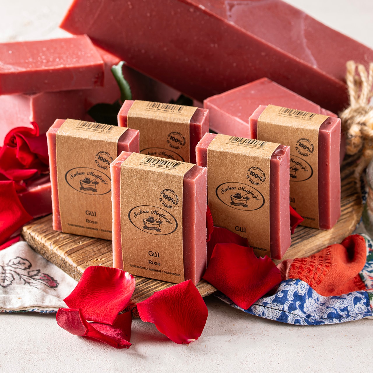 "Gül" Doğal Sabun / "Rose" Natural Soap