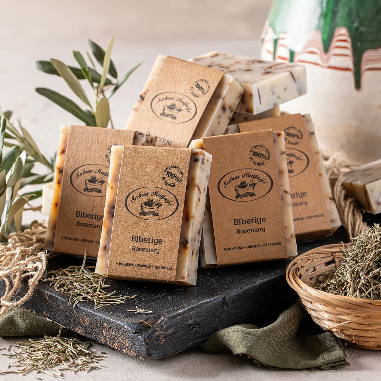 "Biberiye" Doğal Sabun / "Rosemary" Natural Soap 