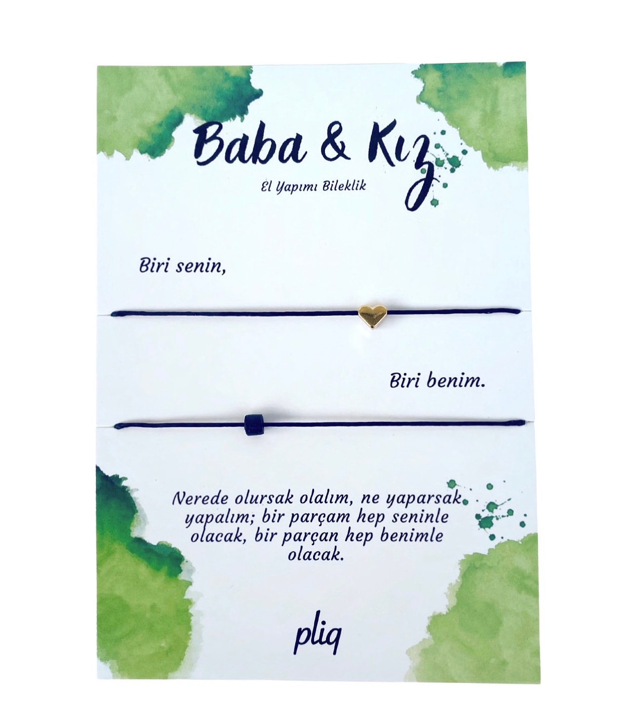 "Baba & Kız" Bileklik