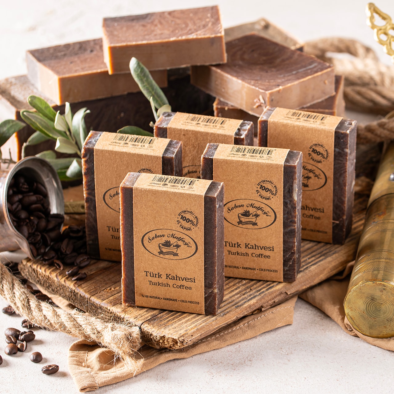 "Türk Kahvesi" Doğal Sabun / "Turkish Coffee" Natural Soap