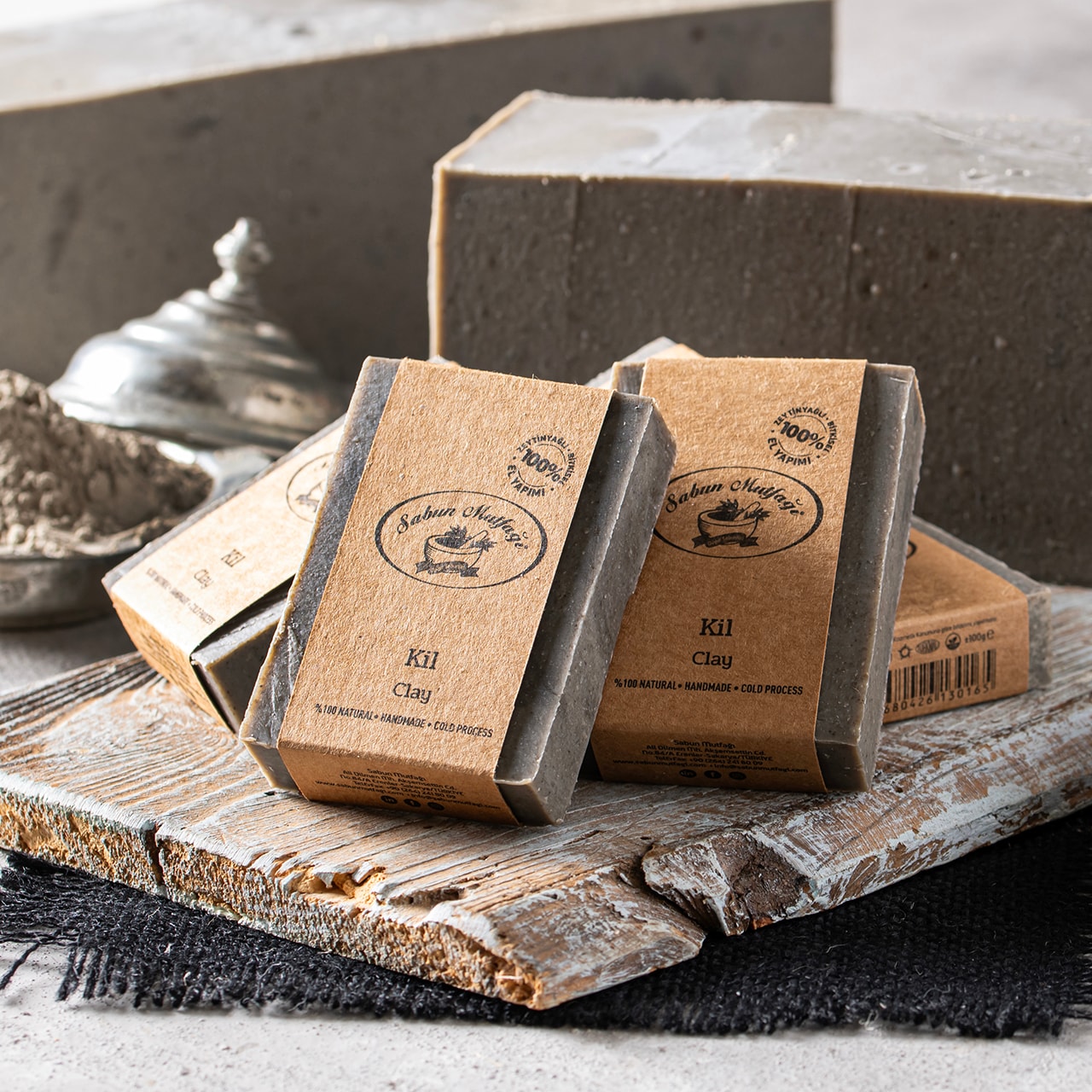 "Kil" Doğal Sabun / "Clay" Natural Soap