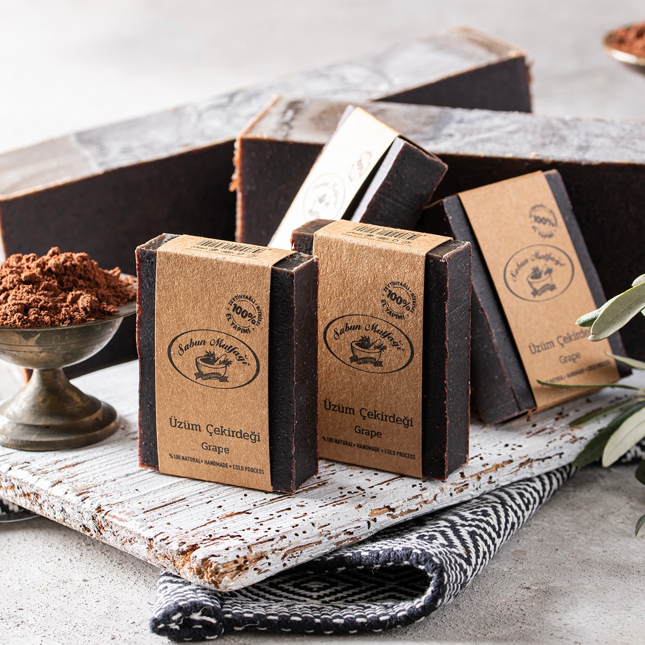 "Üzüm Çekirdeği" Doğal Sabun / "Grape" Natural Soap