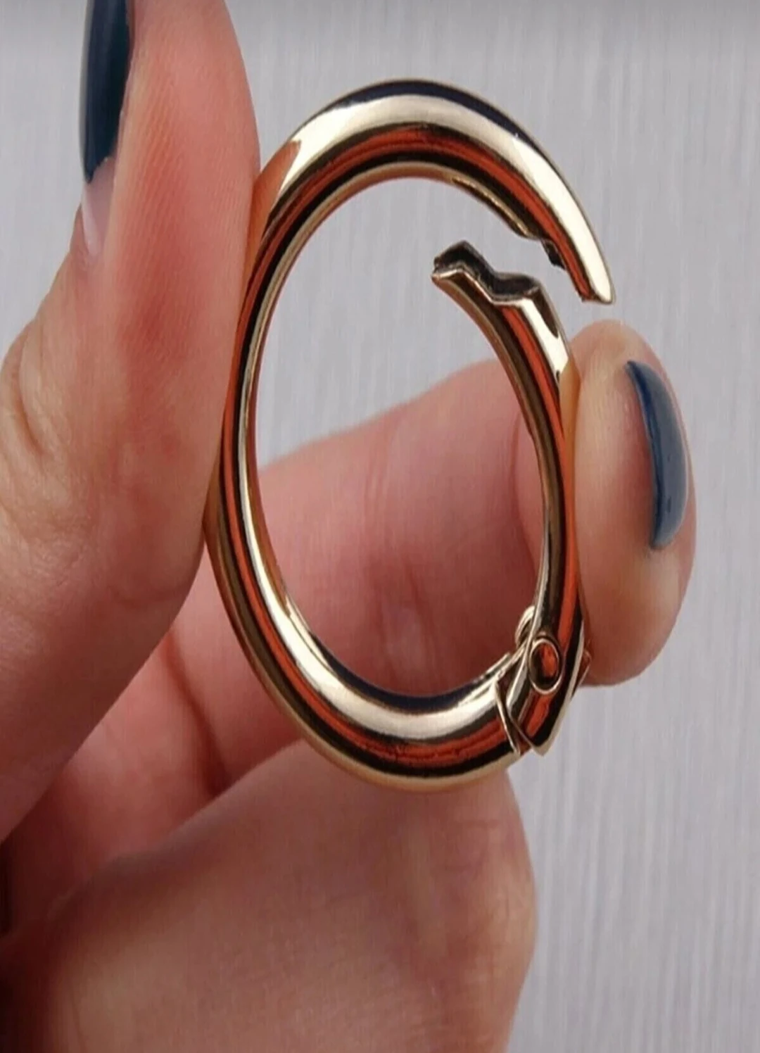 Yaylı Halkalı Çanta Zincir Set Uzunluk: 110 Cm Halka: 2.5 Cm (2 Li Set)