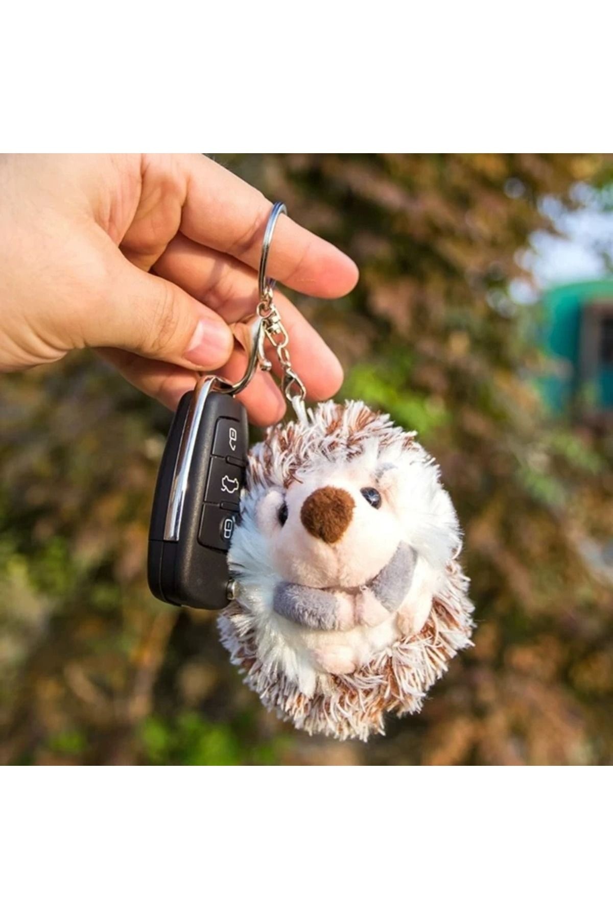 Yüksek Kaliteli Kirpi Peluş Oyuncak Anahtarlık