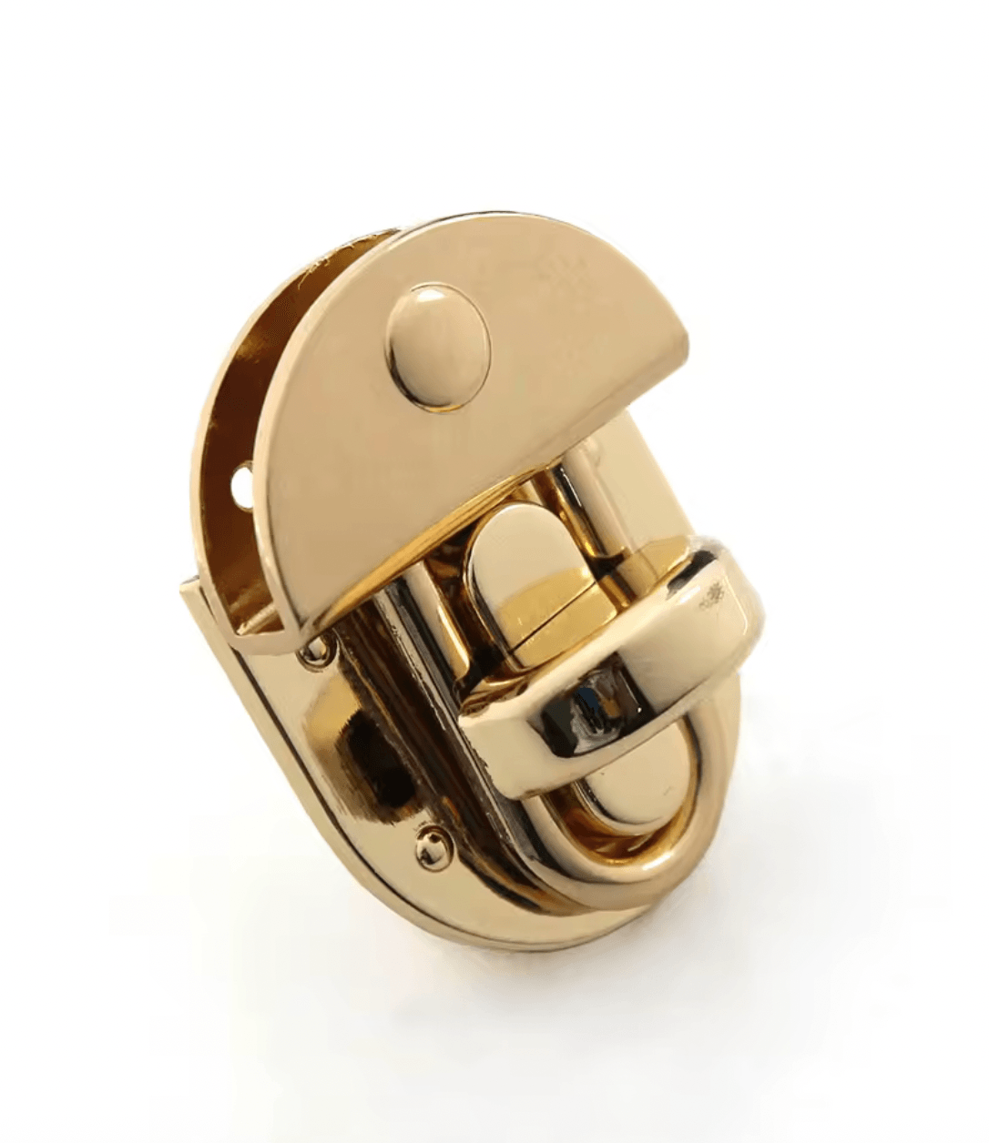 Oval Metal Çanta Kilidi 5 Adet (Gold, Gümüş ve Siyah)