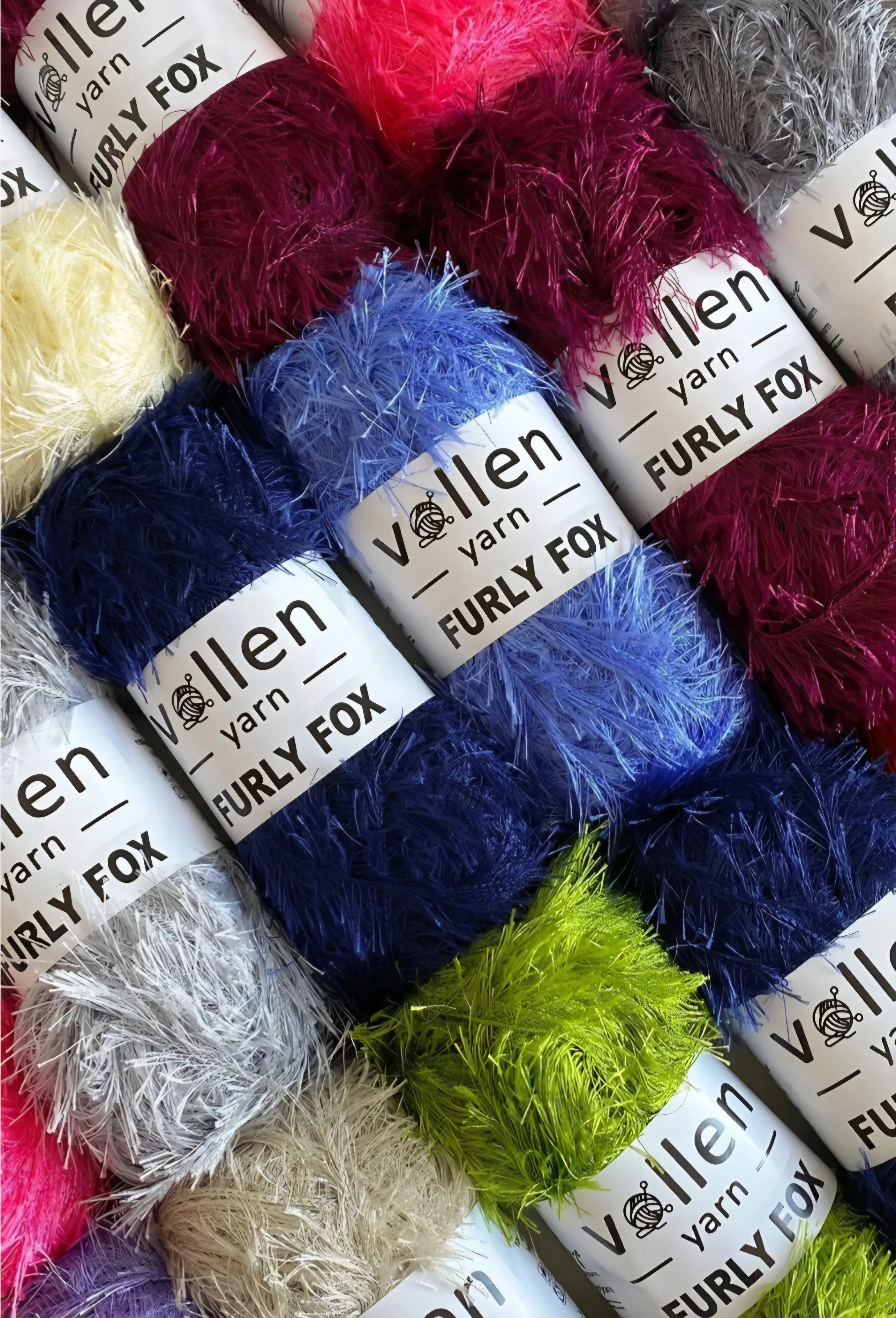 Furly Fox El Örgü İpi Hırka Kazak İpliği, Tuylu ip, Pelus İp, Sakalli ip, Battaniye ipi, Paspas ipi