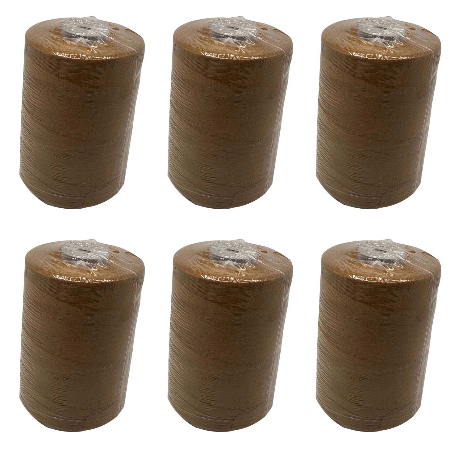  50 No 5000 Metre Polyester Dikiş İpliği Açık Taba - (6 Adet)