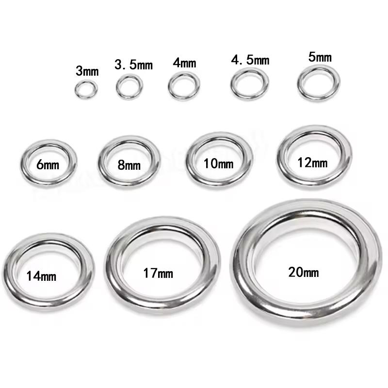 50 takım 2mm-40mm Metal halkalar için Grommet ile Leathercraft DIY Scrapbooking ayakkabı kemer kapağı çanta etiketi giysi sırt çantası aksesuarları