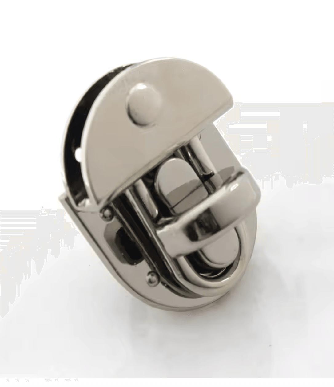 Oval Metal Çanta Kilidi 5 Adet (Gold, Gümüş ve Siyah)