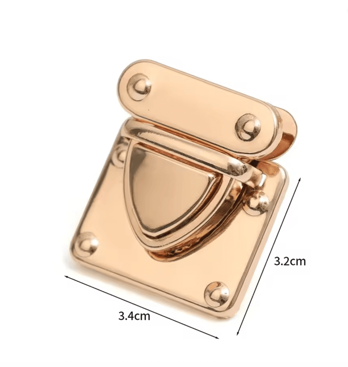 5-10 Adet Gold Metal Çanta Tokası, Kilidi