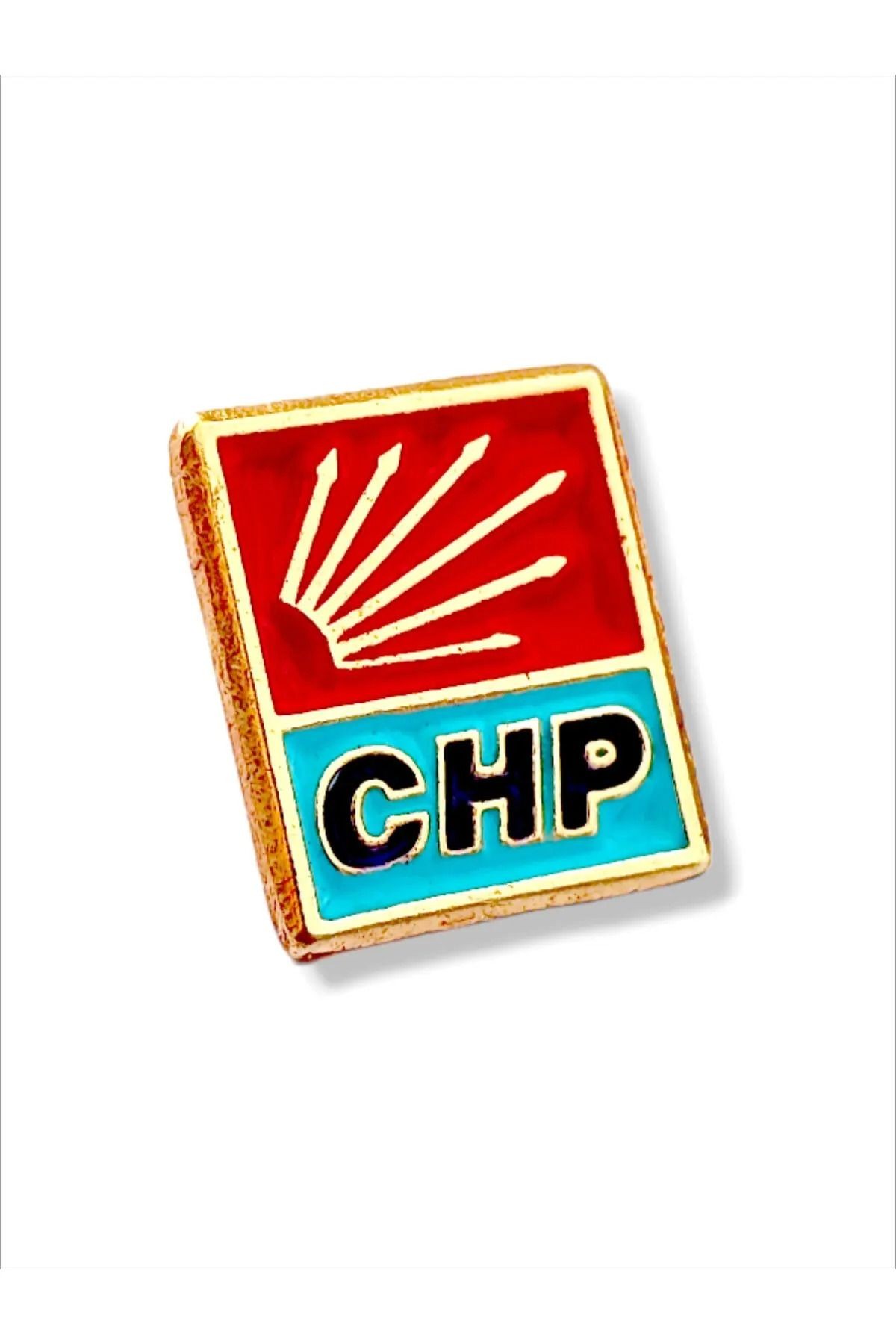 CHP Metal Rozet Hediye Kutulu