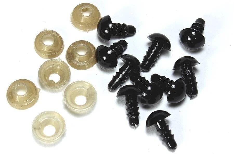16 MM AMİGURUMİ VİDALI GÖZ ( 100 ADET - 50 ÇİFT)