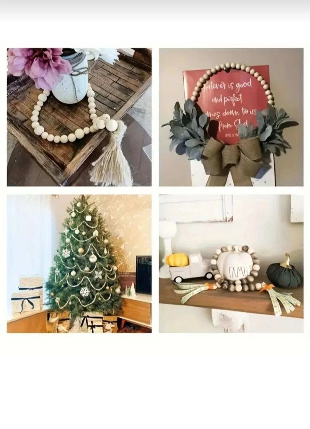 Ham Boncuk, Emzik zinciri Ahşap Boncuk, Kuş Süsü Boncuk, Kolye, Bileklik Yapımı (50gr-225adt)