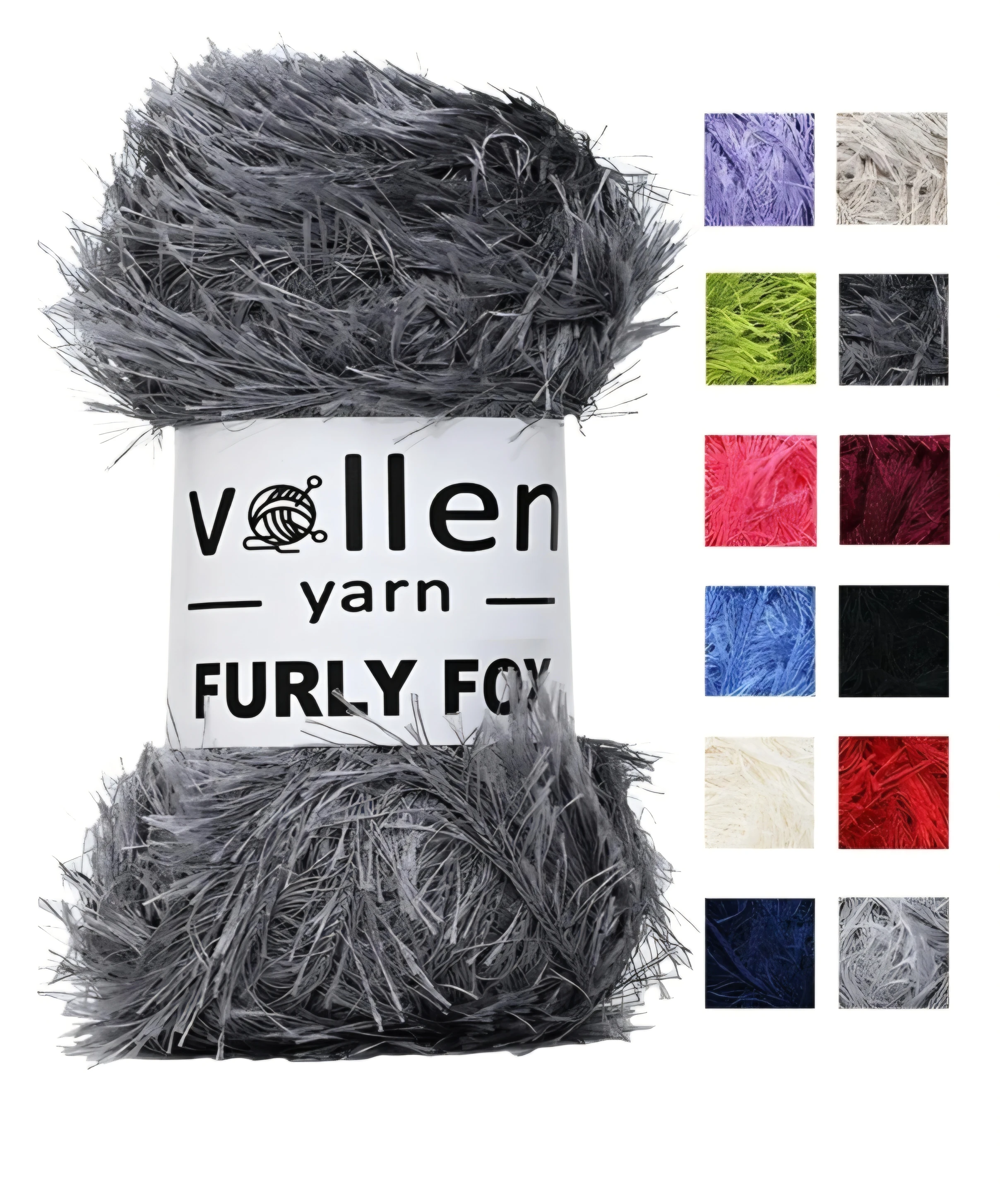 Furly Fox El Örgü İpi Hırka Kazak İpliği, Tuylu ip, Pelus İp, Sakalli ip, Battaniye ipi, Paspas ipi