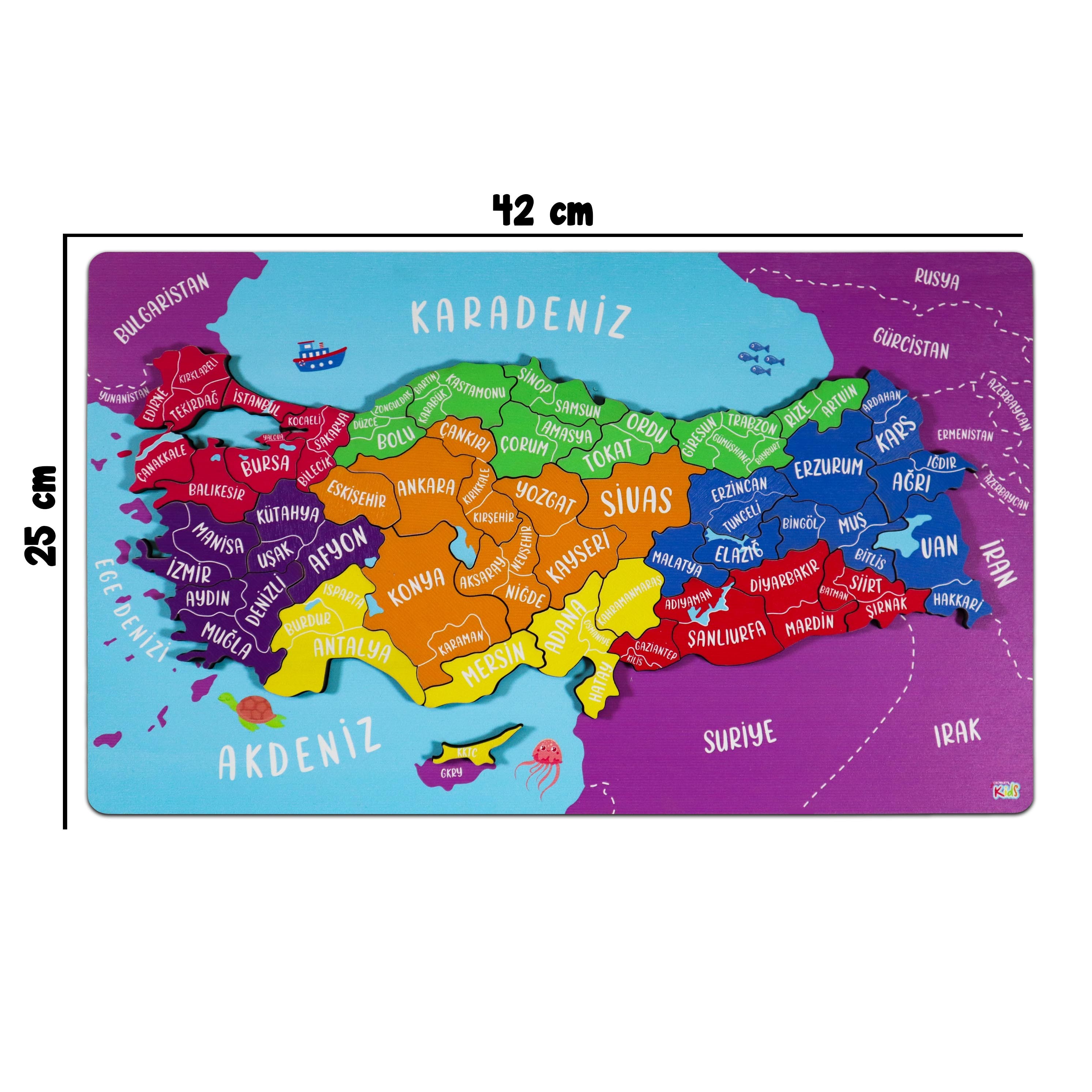 Türkiye Haritası Puzzle